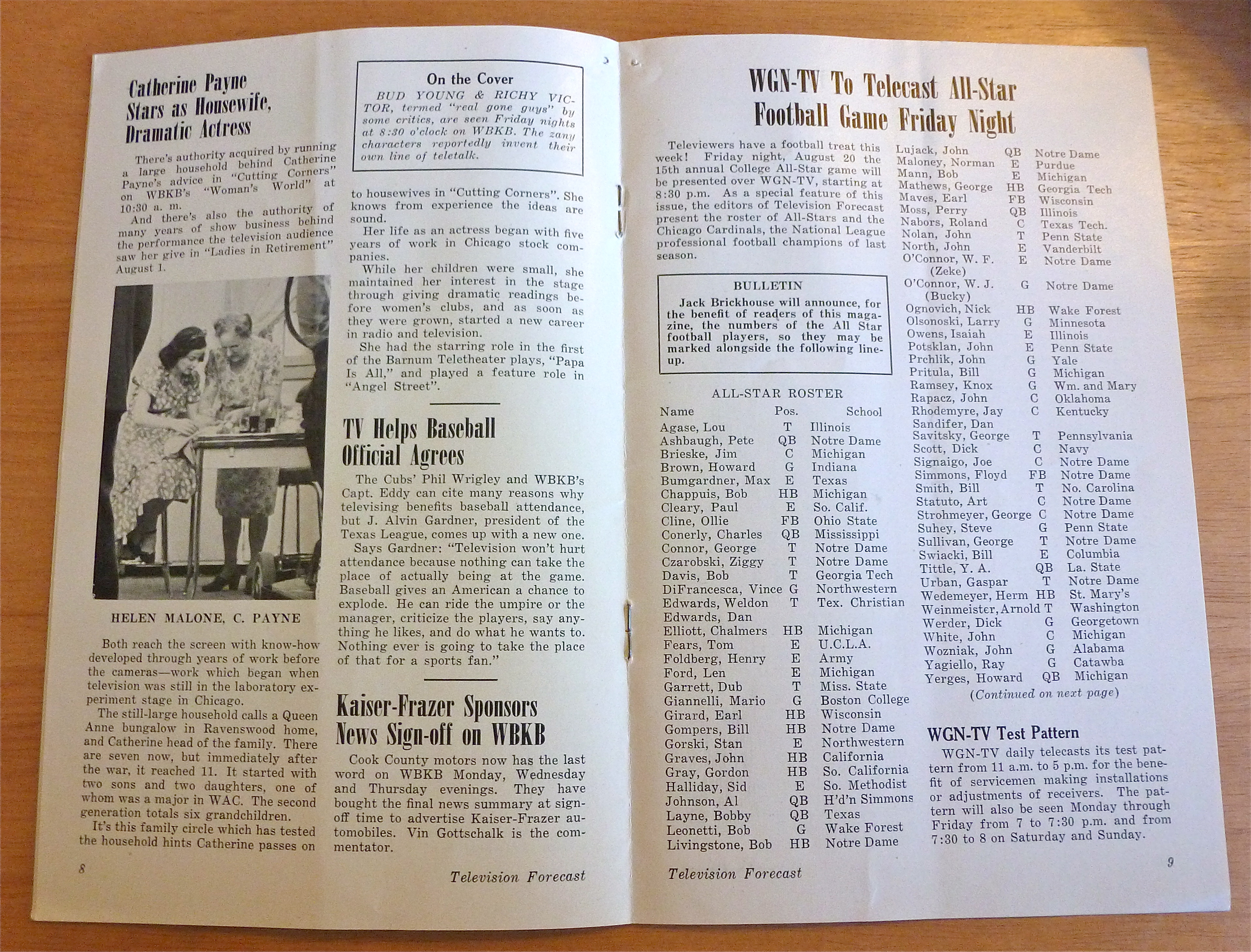 1948 Chicago Television Forecast Vol.1-#15 Young/Victor