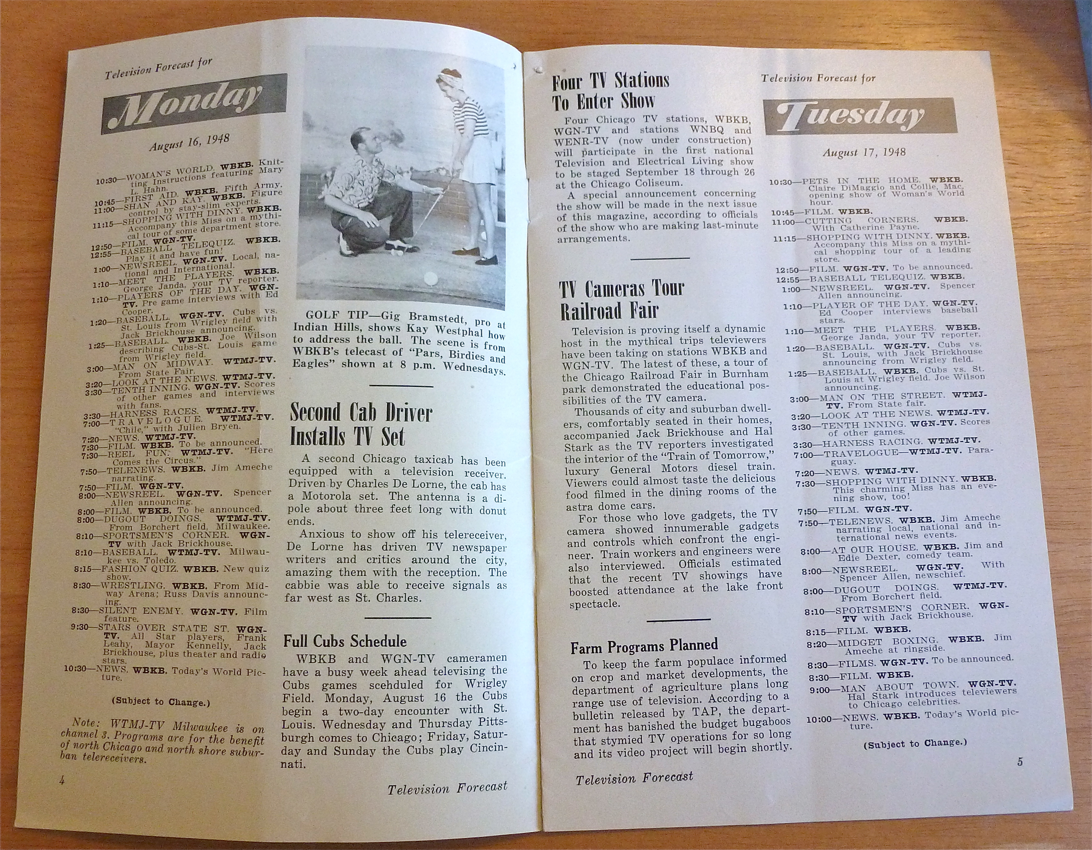 1948 Chicago Television Forecast Vol.1-#15 Young/Victor