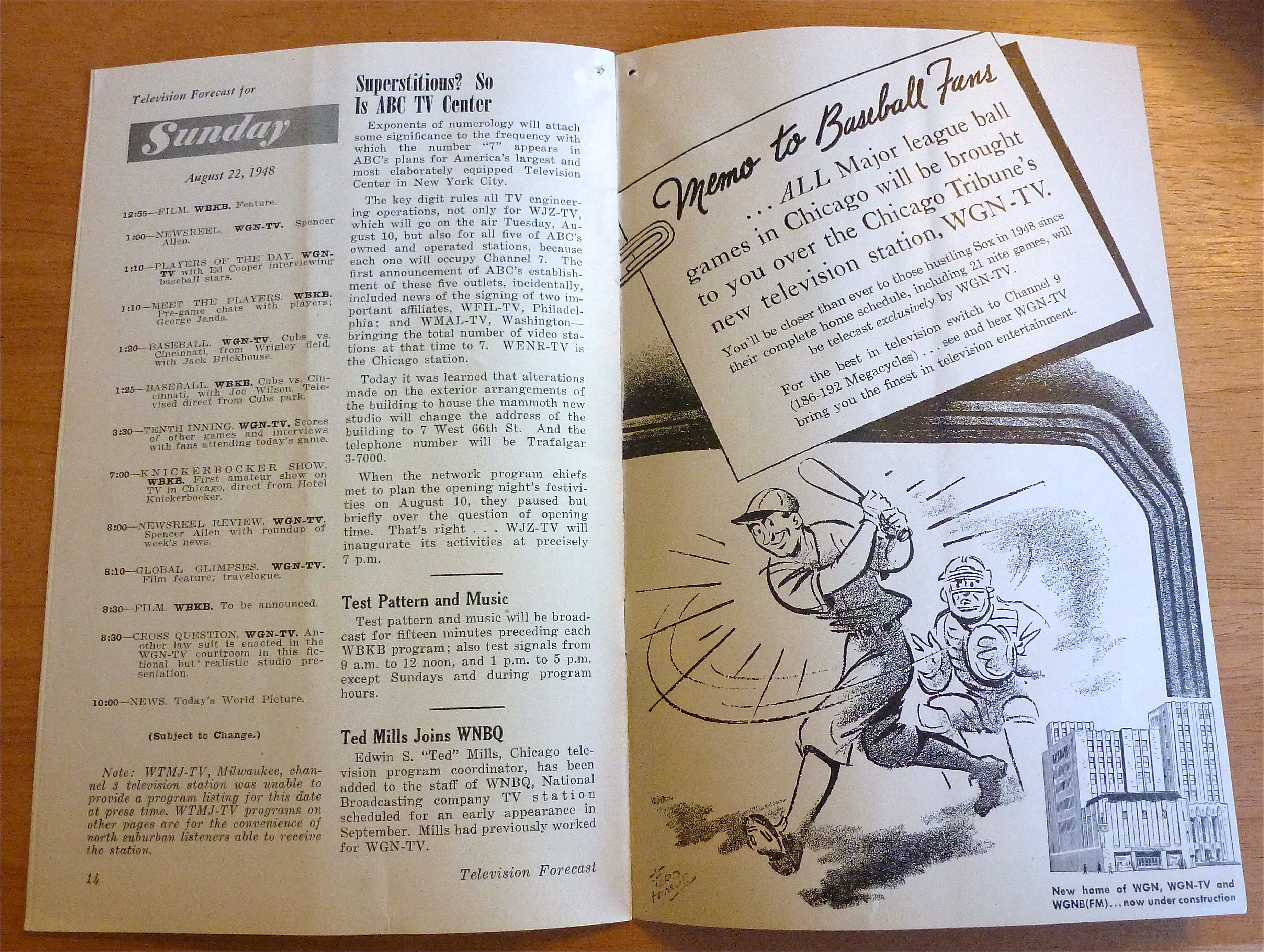 1948 Chicago Television Forecast Vol.1-#15 Young/Victor