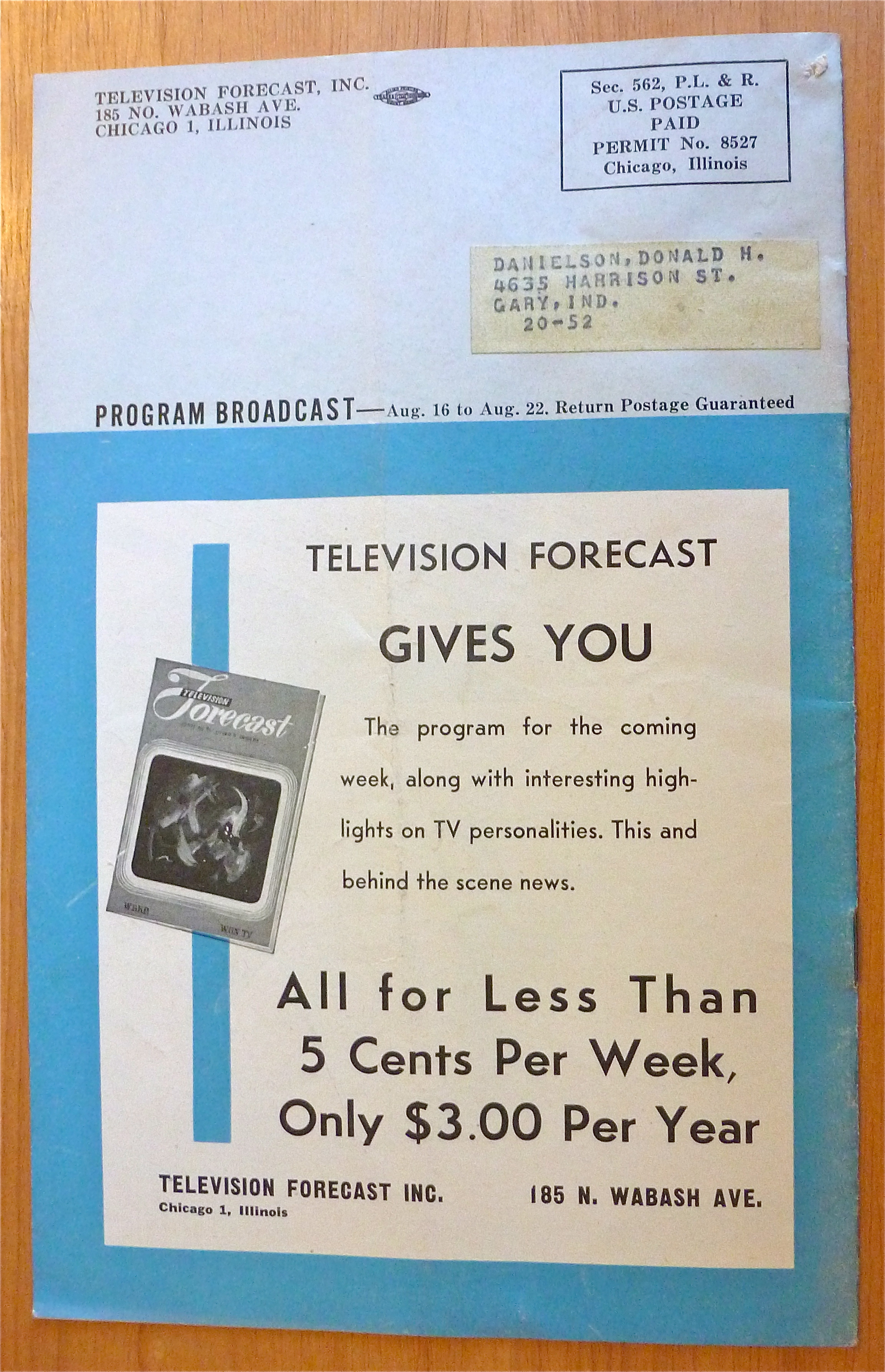 1948 Chicago Television Forecast Vol.1-#15 Young/Victor