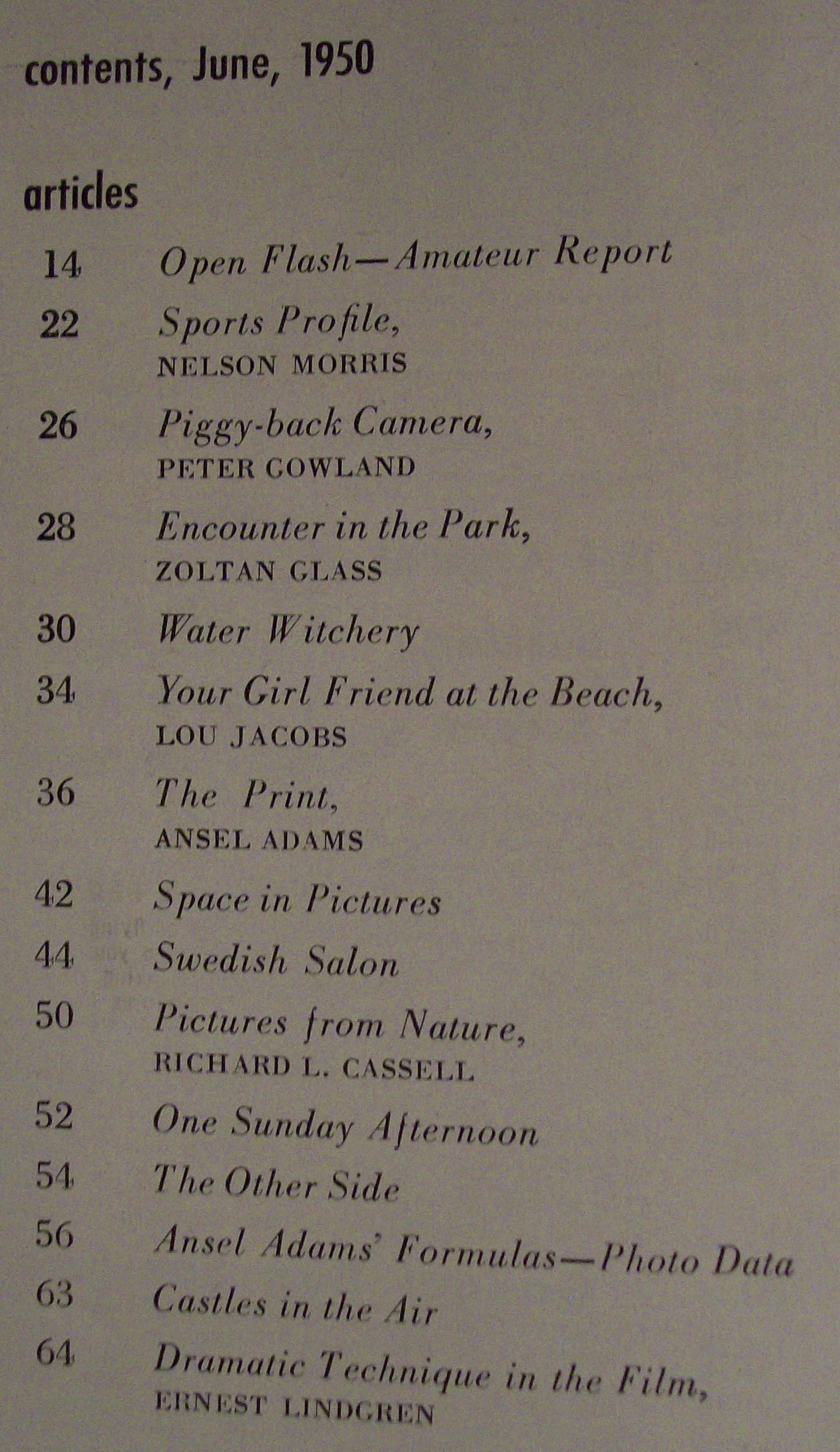 Modern Photography Magazine - June 1950