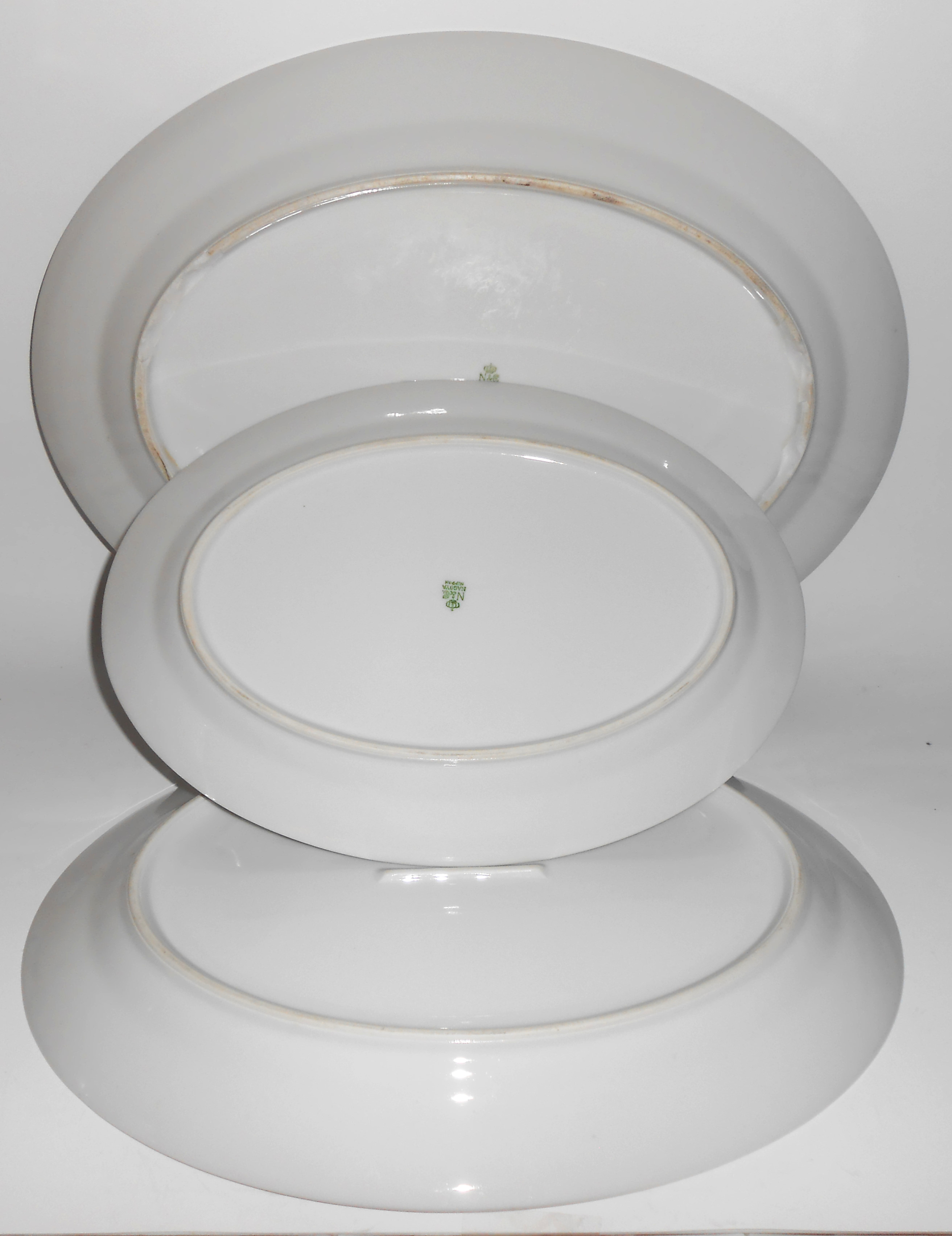 Nagoya Shokai Japan Porcelain China Pink Roses Set/3 Pl