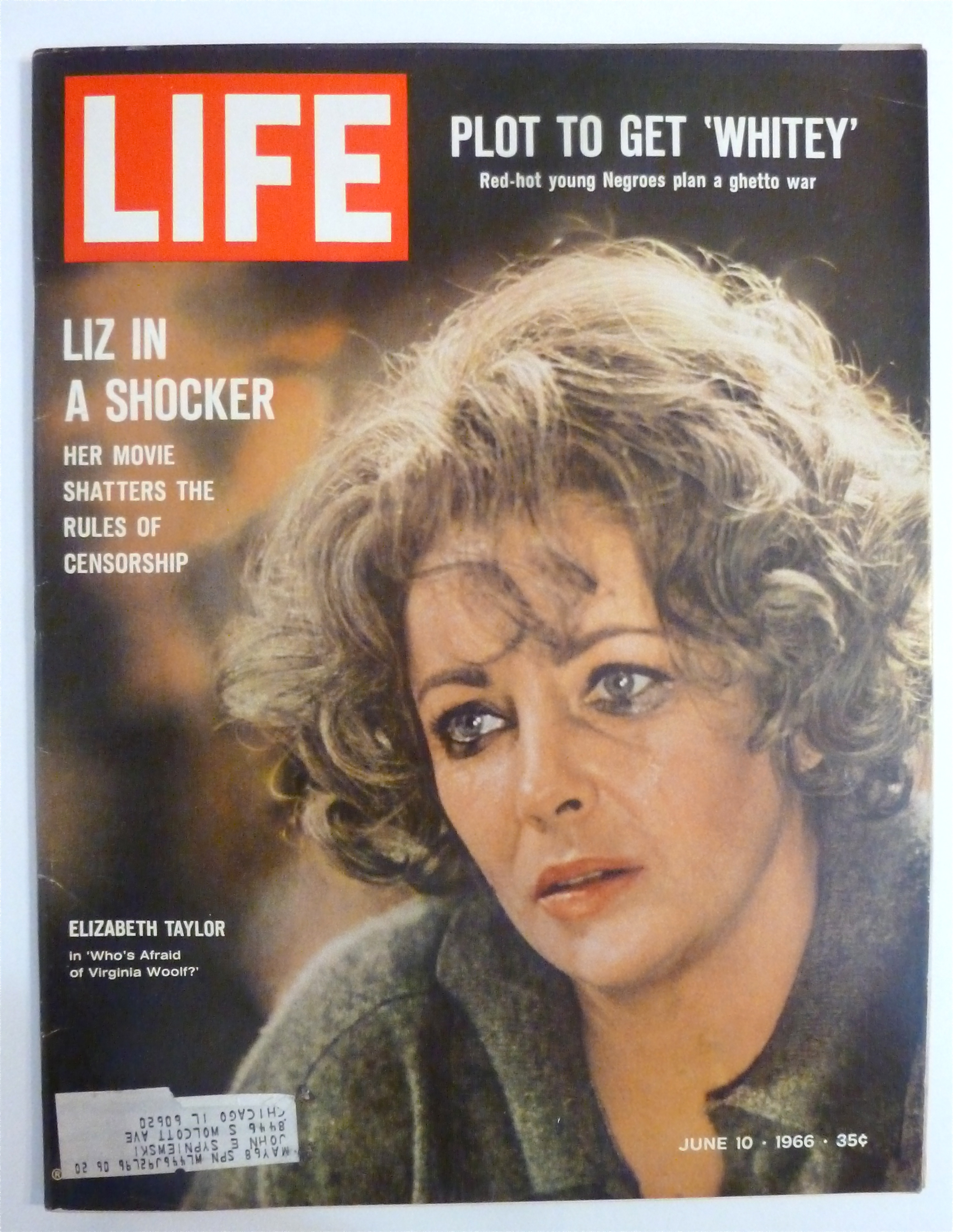 Life Magazine-June 10, 1966-Liz In A Shocker