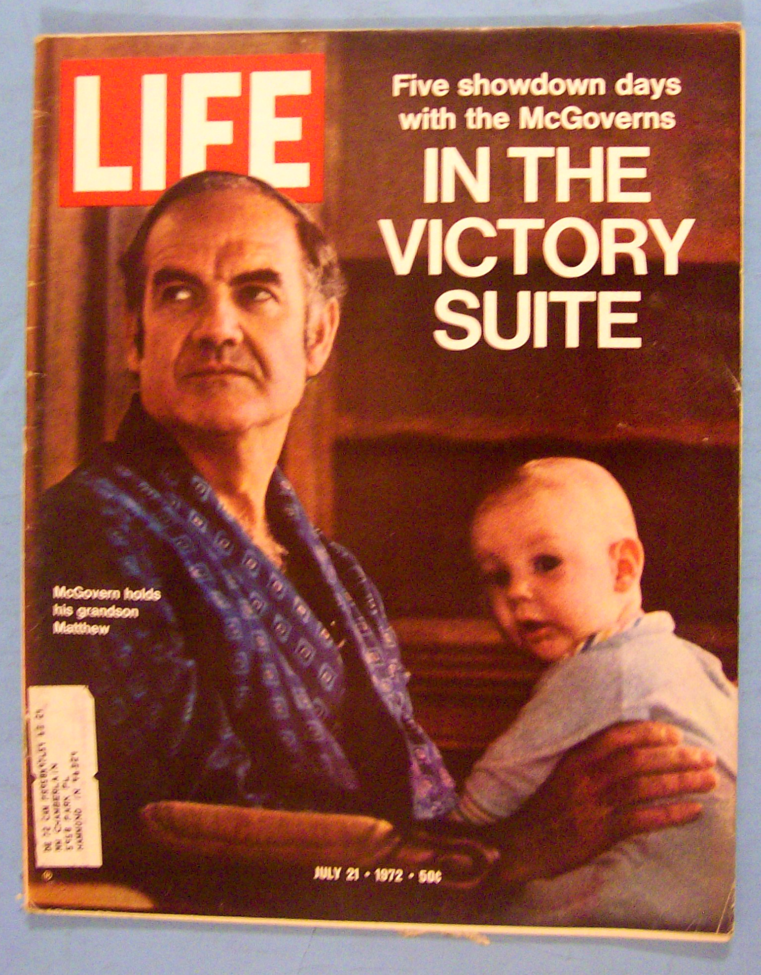 Life Magazine July 21, 1972 The McGoverns