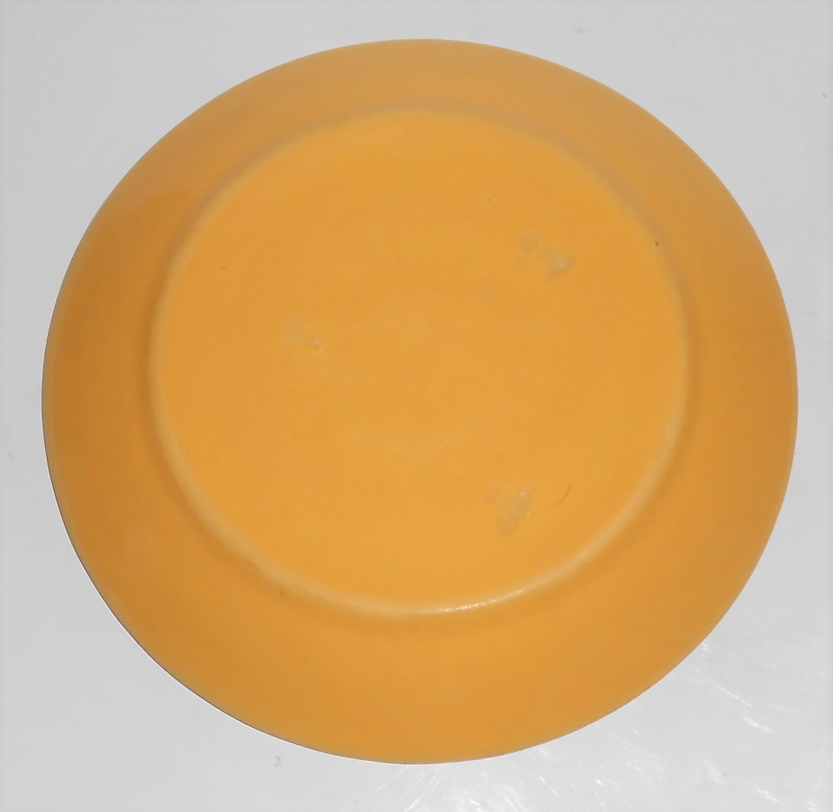 Bauer Pottery Ring Ware Yellow Bread Plate