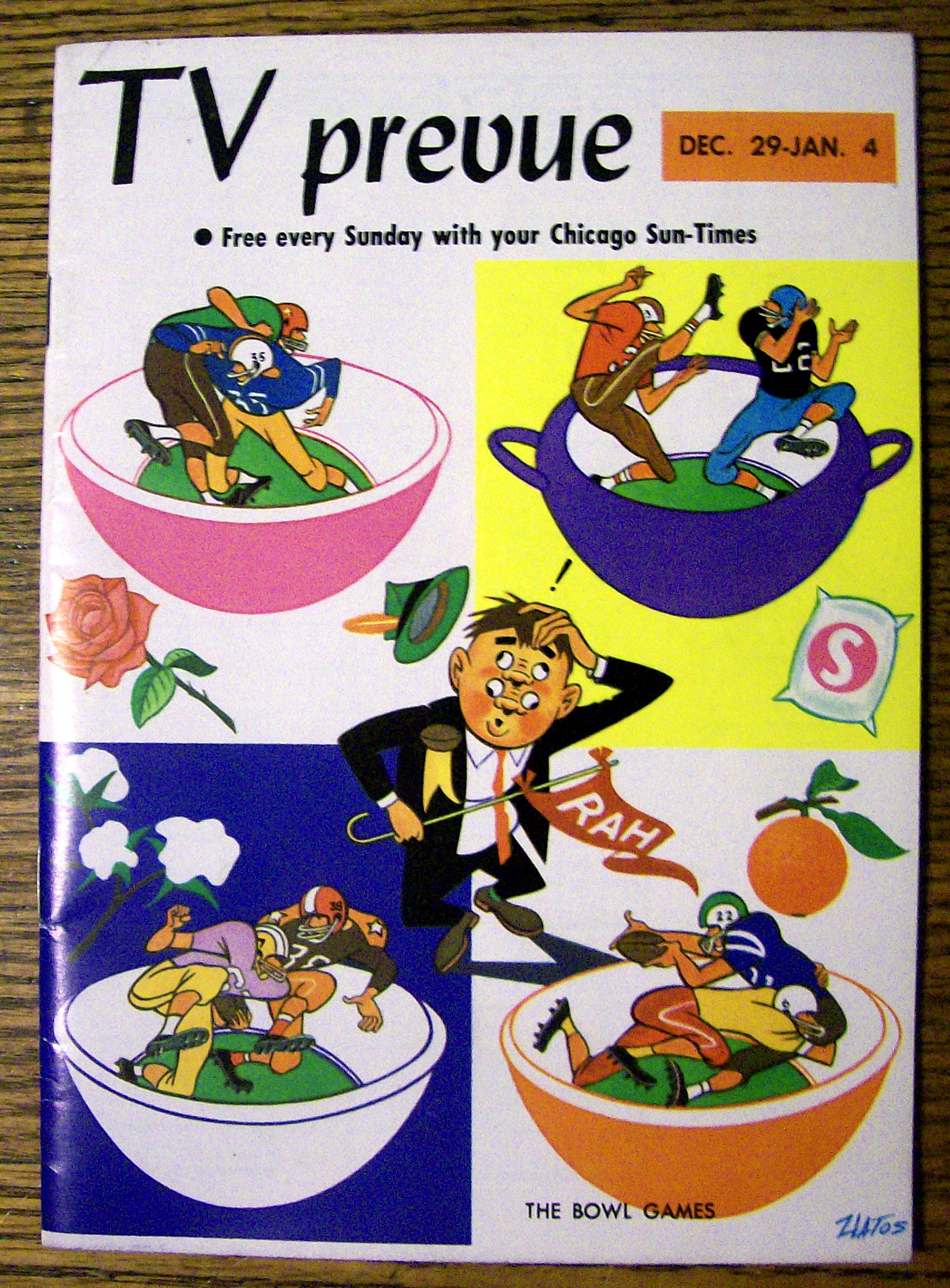 TV Prevue December 29-January 4, 1963 The Bowl Games