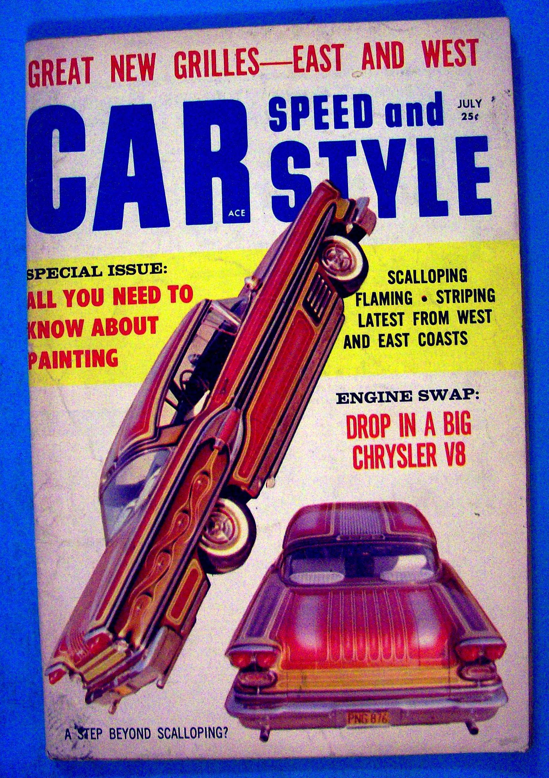 Car Speed And Style July 1959 Engine Swap & Painting