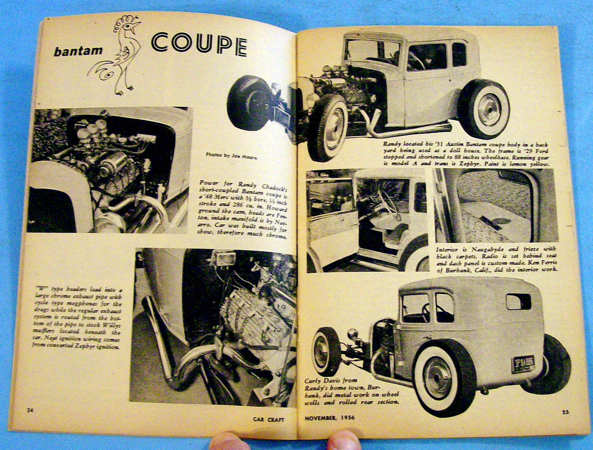 Car Craft November 1956 The Plastic Surgeon