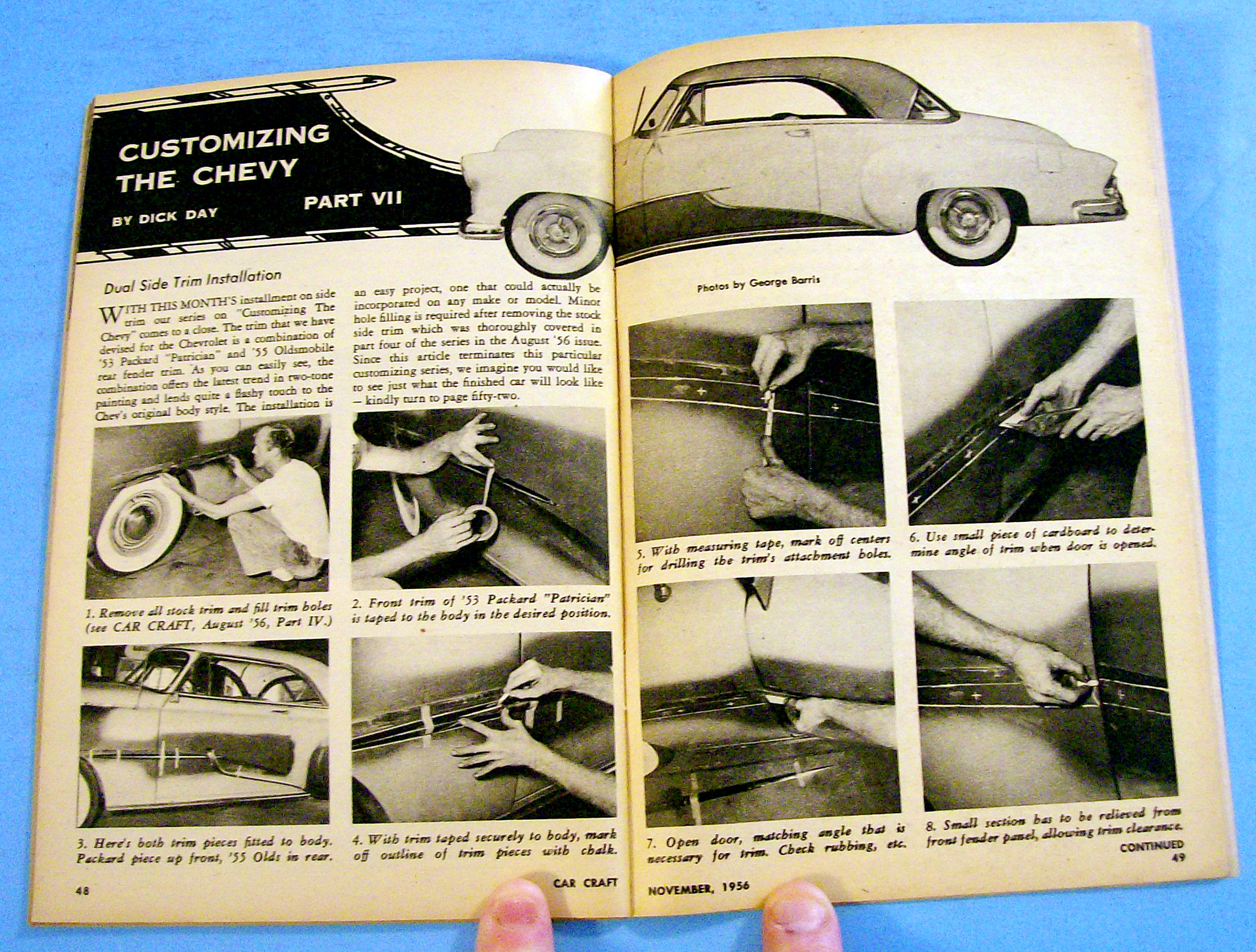 Car Craft November 1956 The Plastic Surgeon