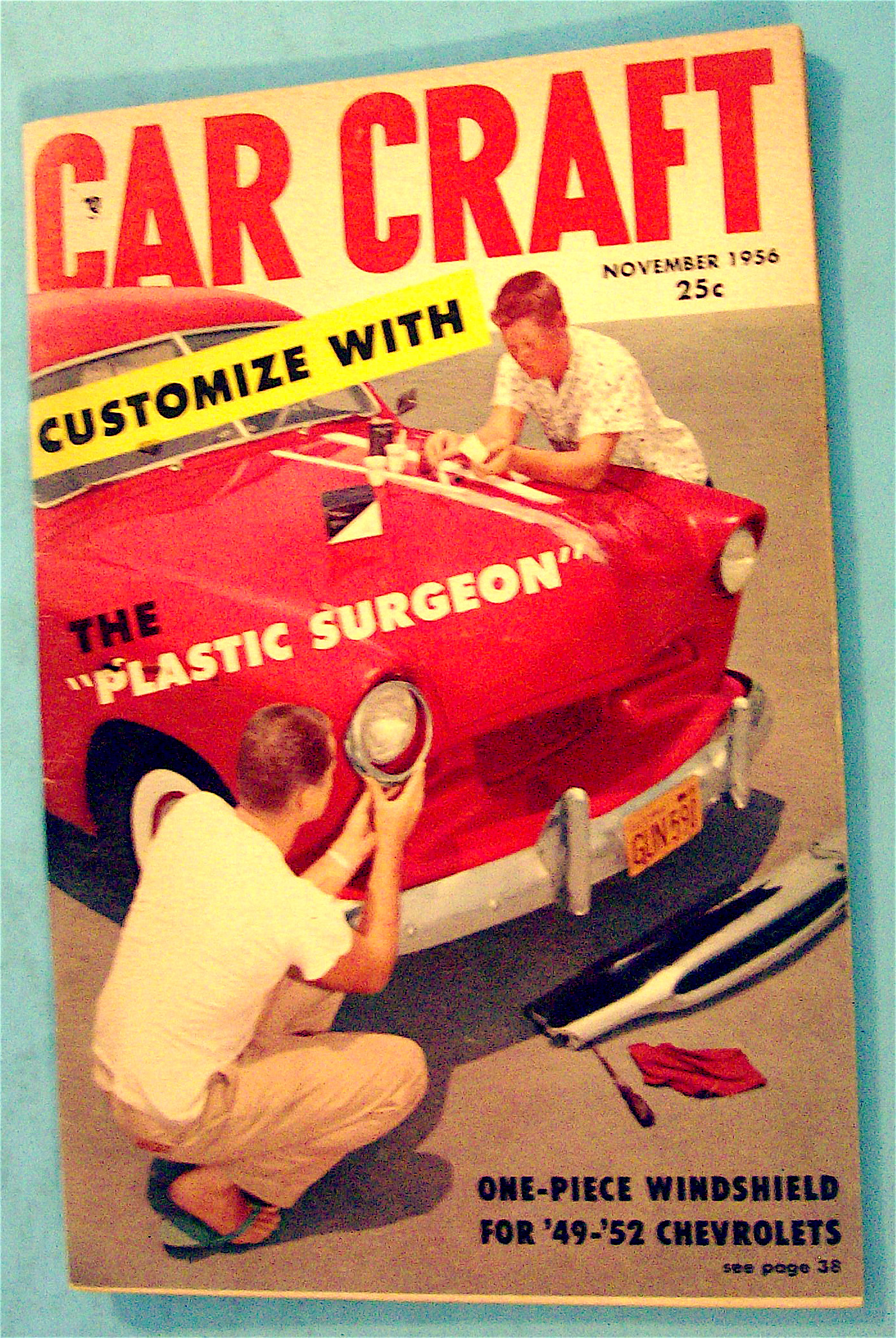 Car Craft November 1956 The Plastic Surgeon