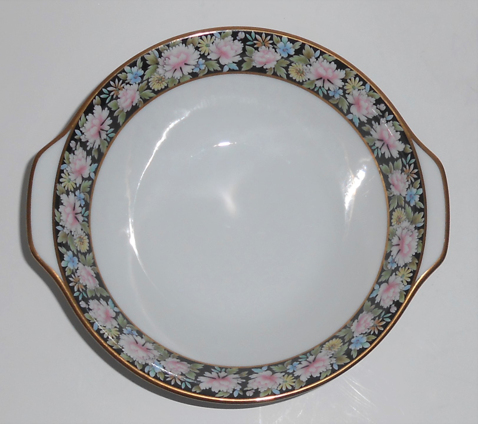 Noritake China Porcelain 5906 Rima Floral Cereal Bowl w