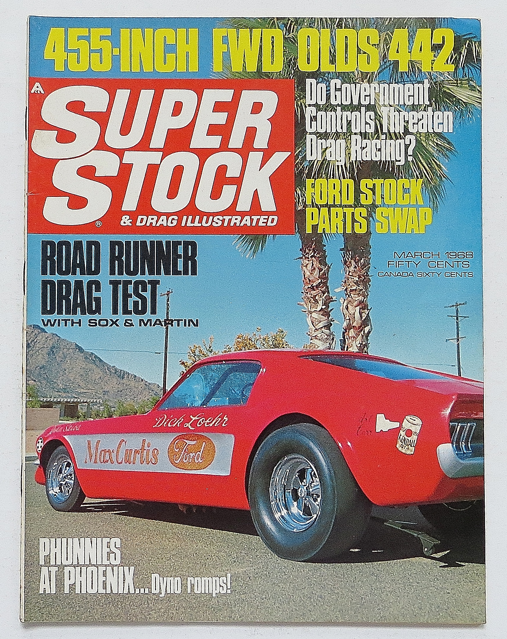 Super Stock & Drag March 1968 455-Inch FWD Olds 442