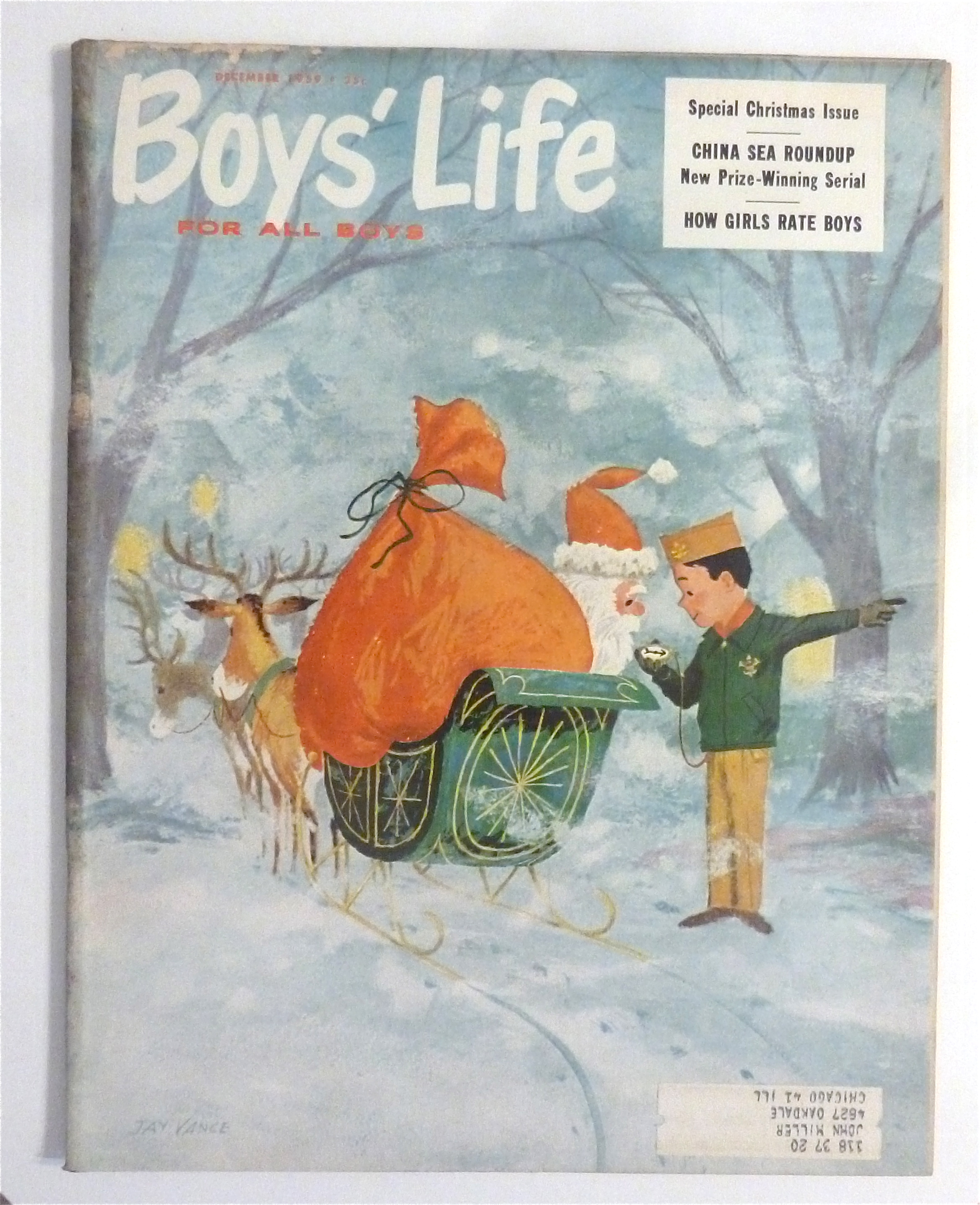 Boys Life Magazine December 1959 How Girls Rate Boys