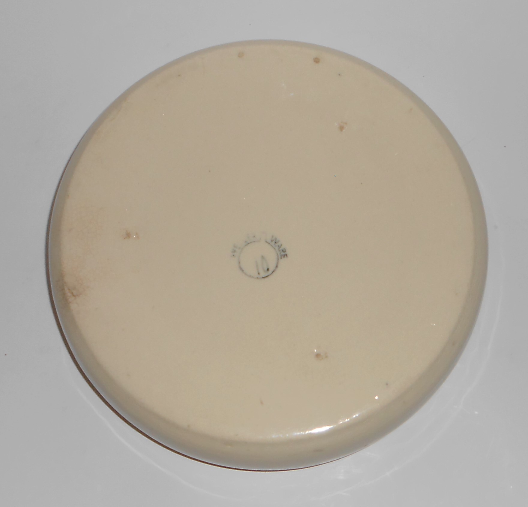 VINTAGE Weller Pottery Zona Juvenile Ducks Baby Bowl
