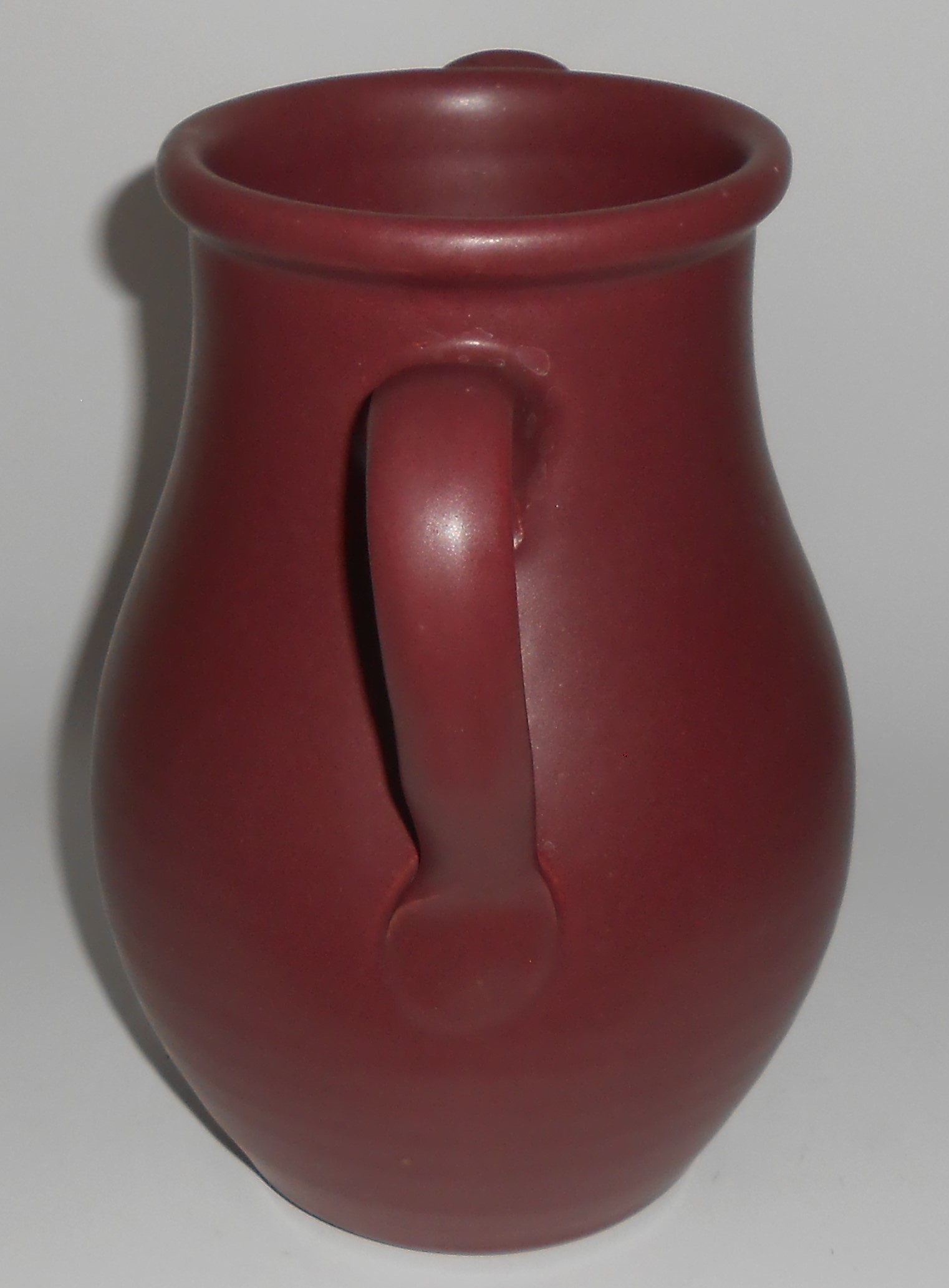 Zanesville Stoneware Pottery Matte Rose #515 Pitcher