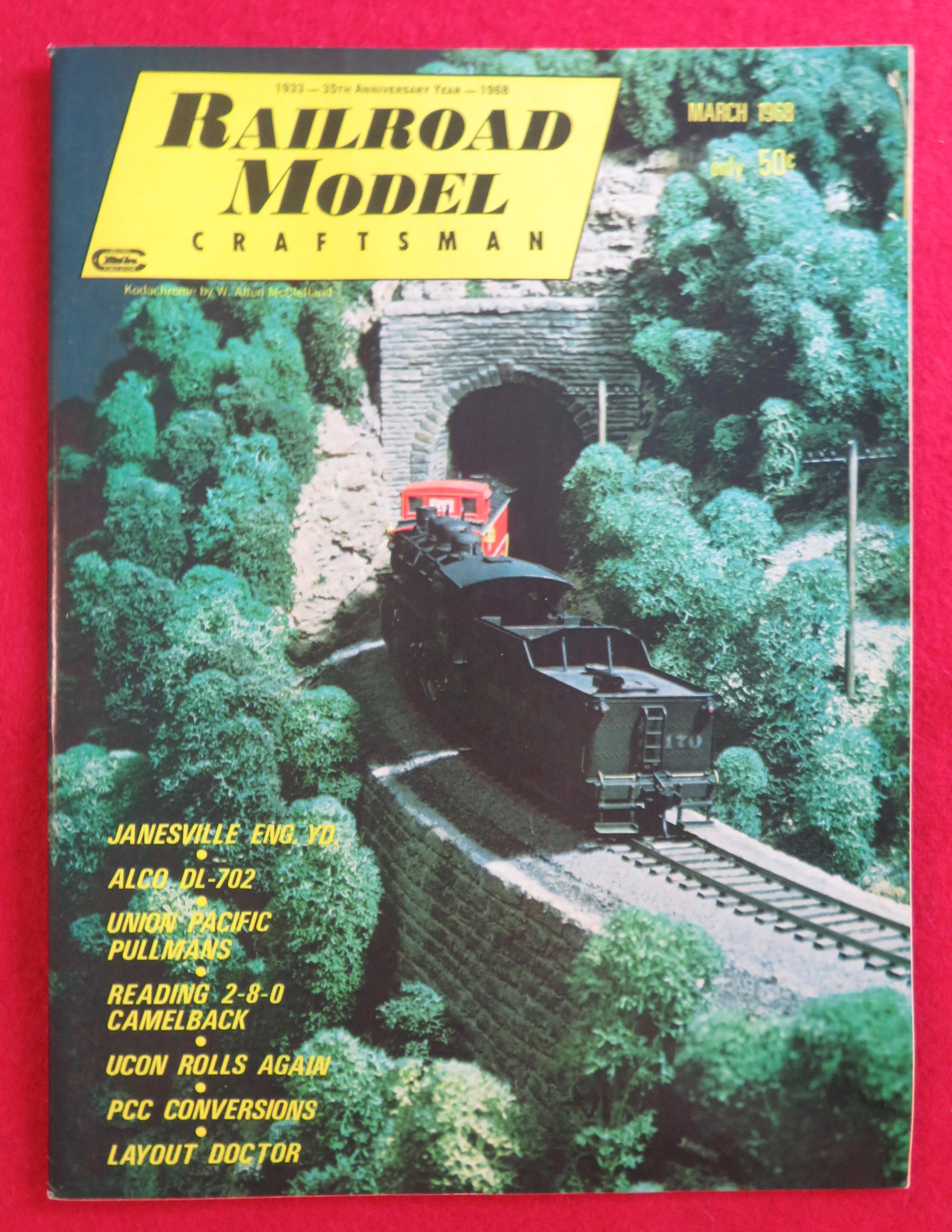Railroad Model Craftsman Magazine March 1968