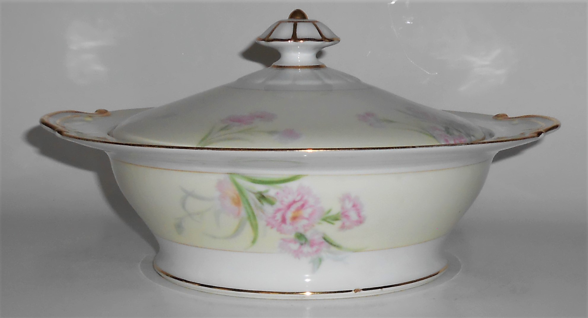 Noritake China Porcelain Mystery 1 Pink Carnation Cover
