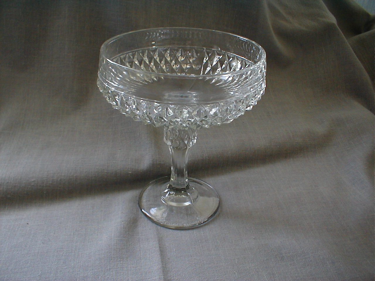 Diamond Point Compote