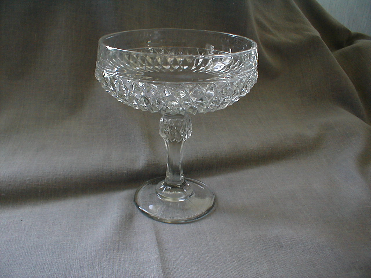 Diamond Point Compote