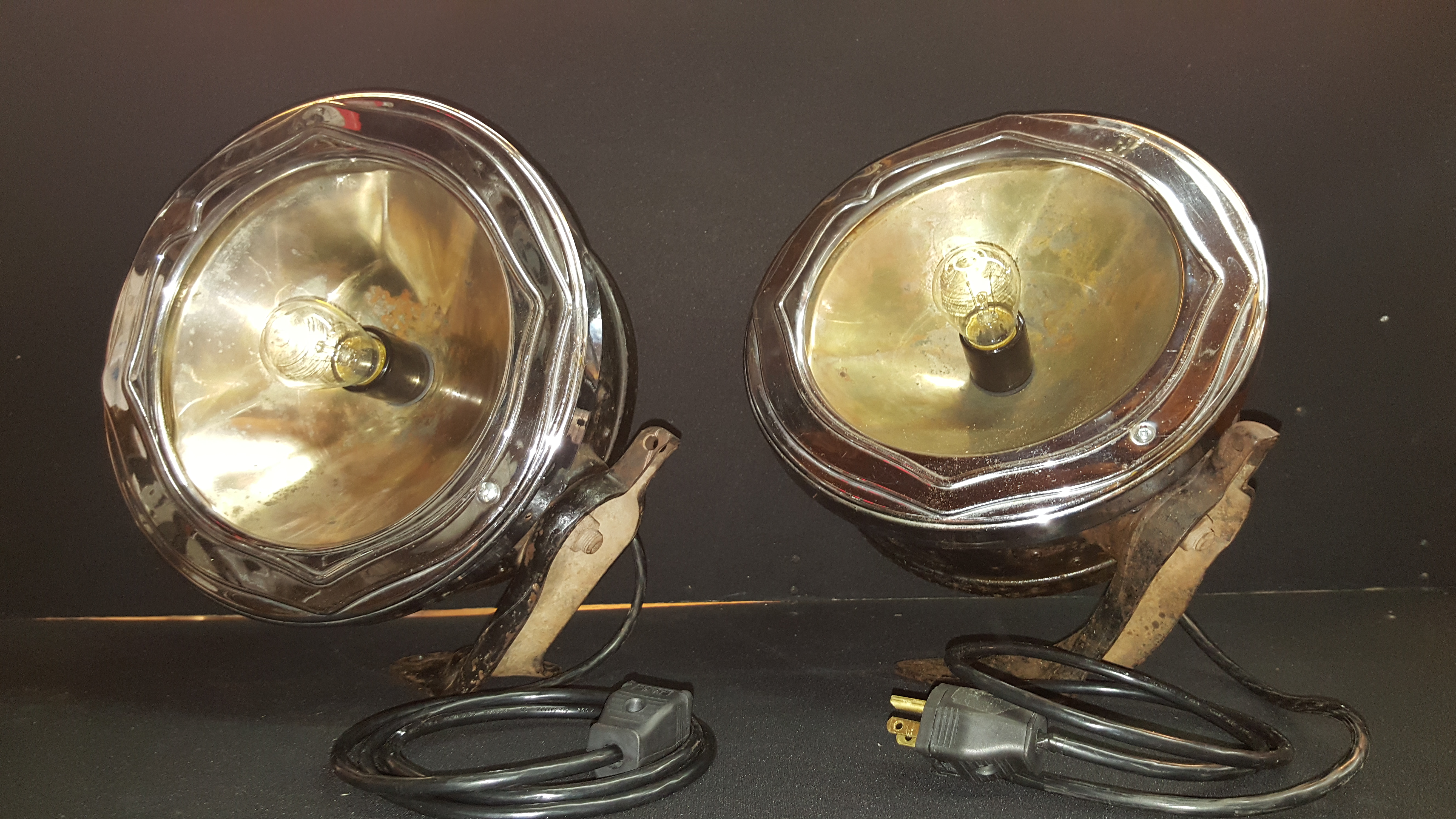 Vintage Spotlight...Chrome   #2543-44