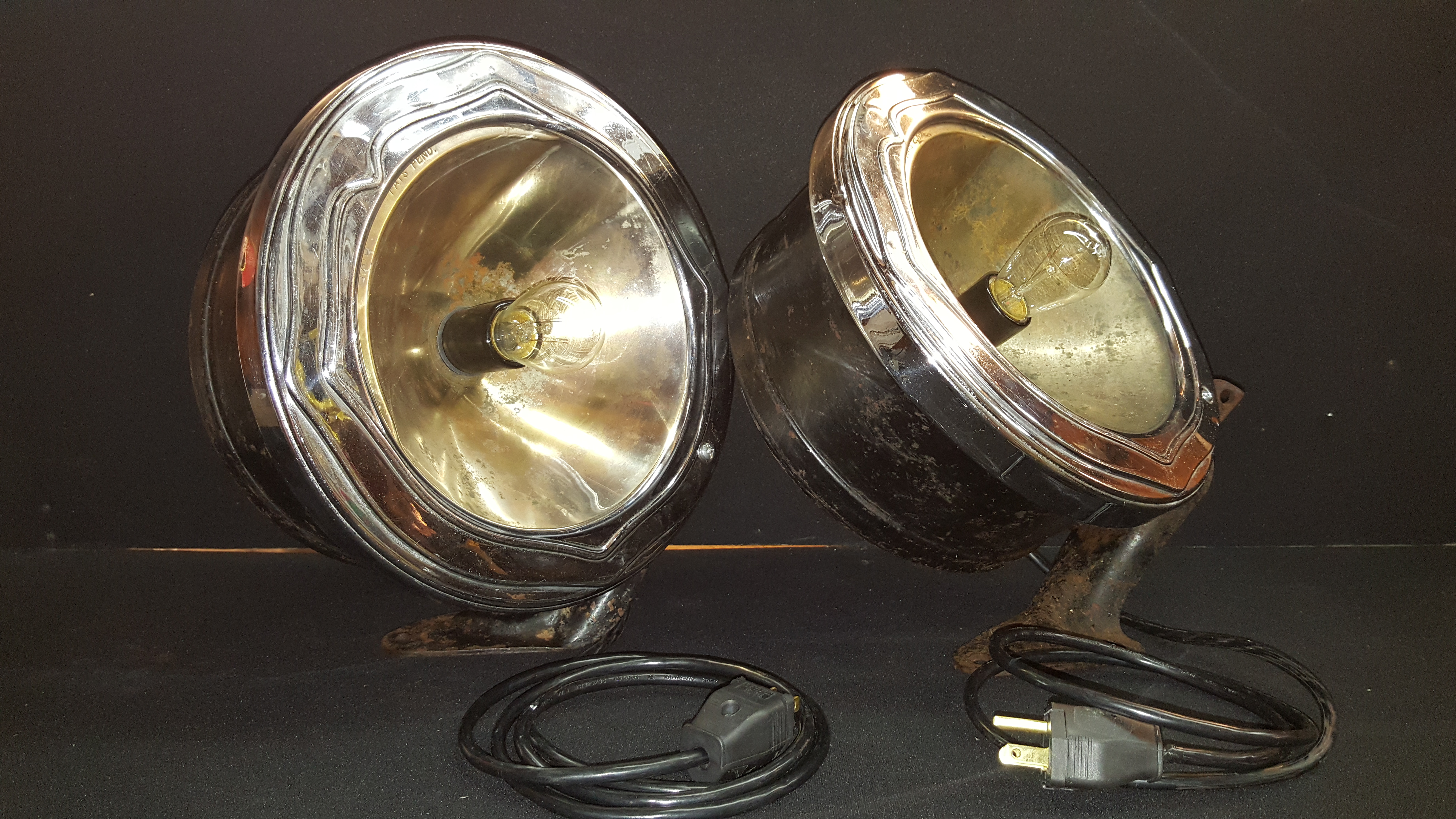 Vintage Spotlight...Chrome   #2543-44