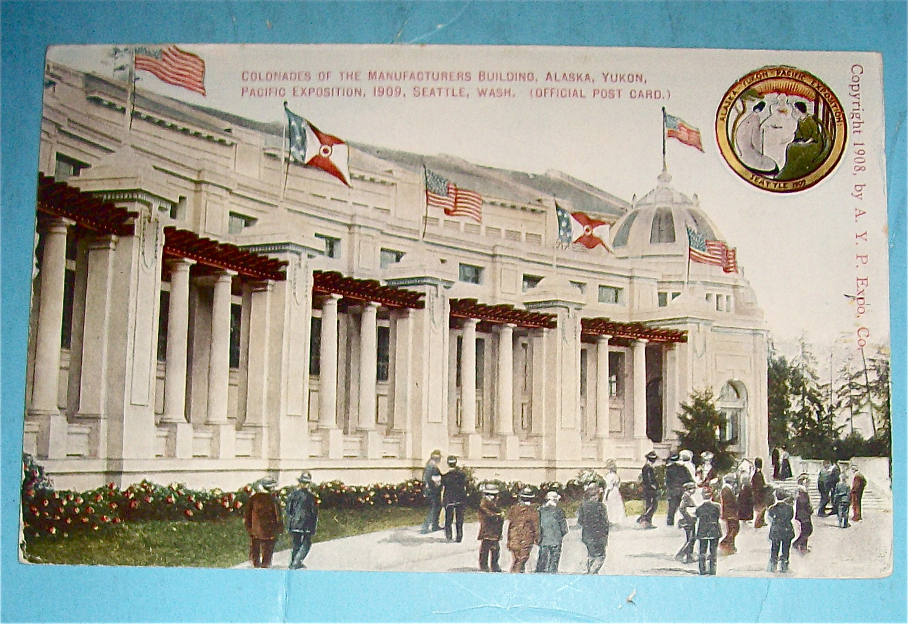 Colonades Of The Manufacturers Building Postcard