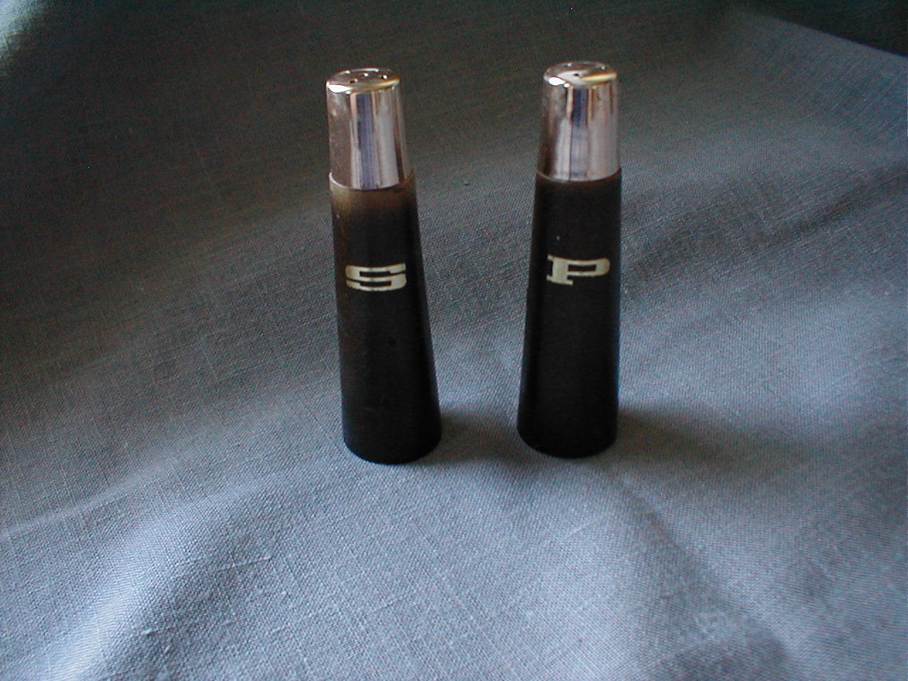 Miniature Wooden Salt and Pepper Shakers