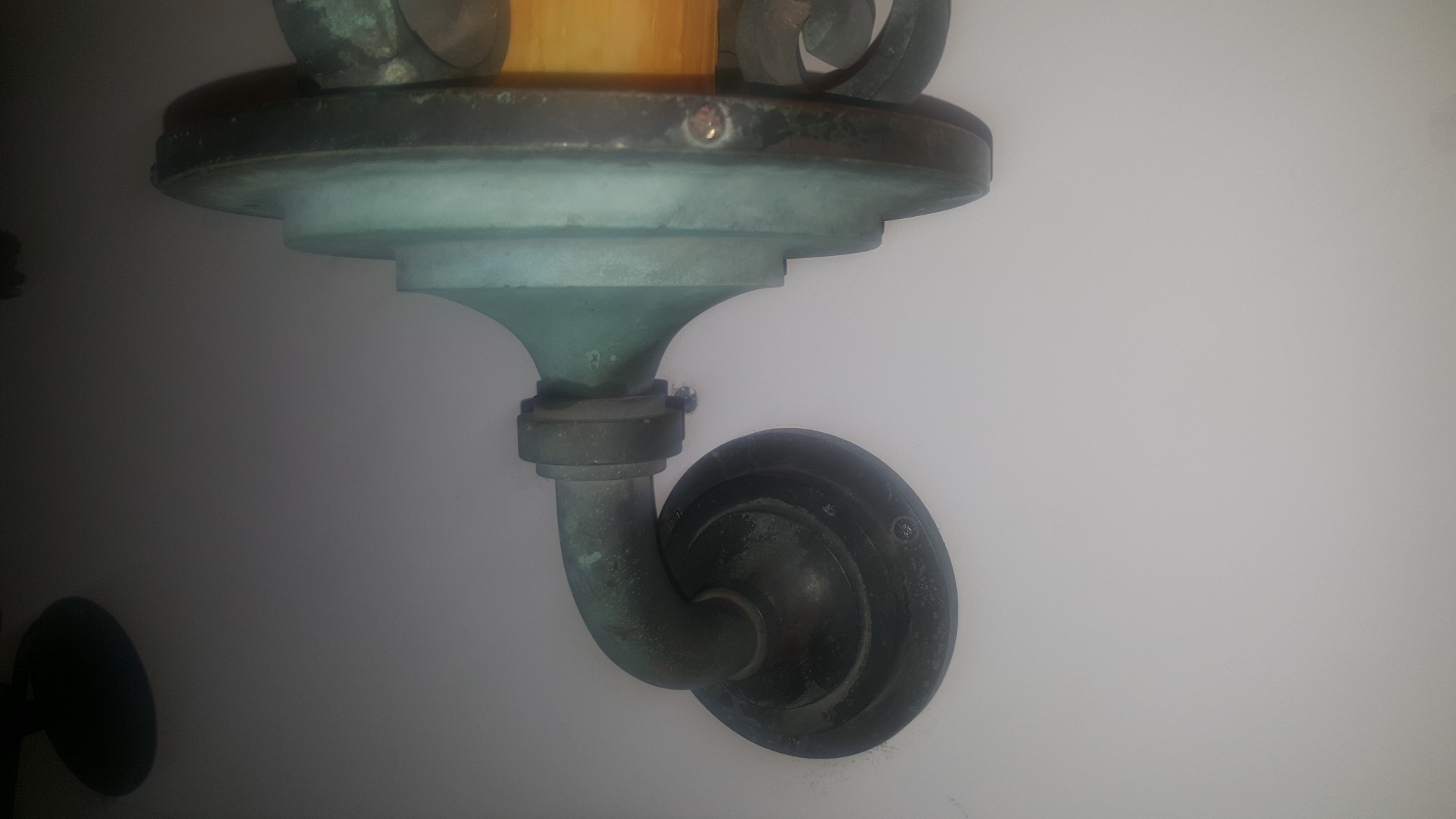 Bronze wall sconce light    #3096