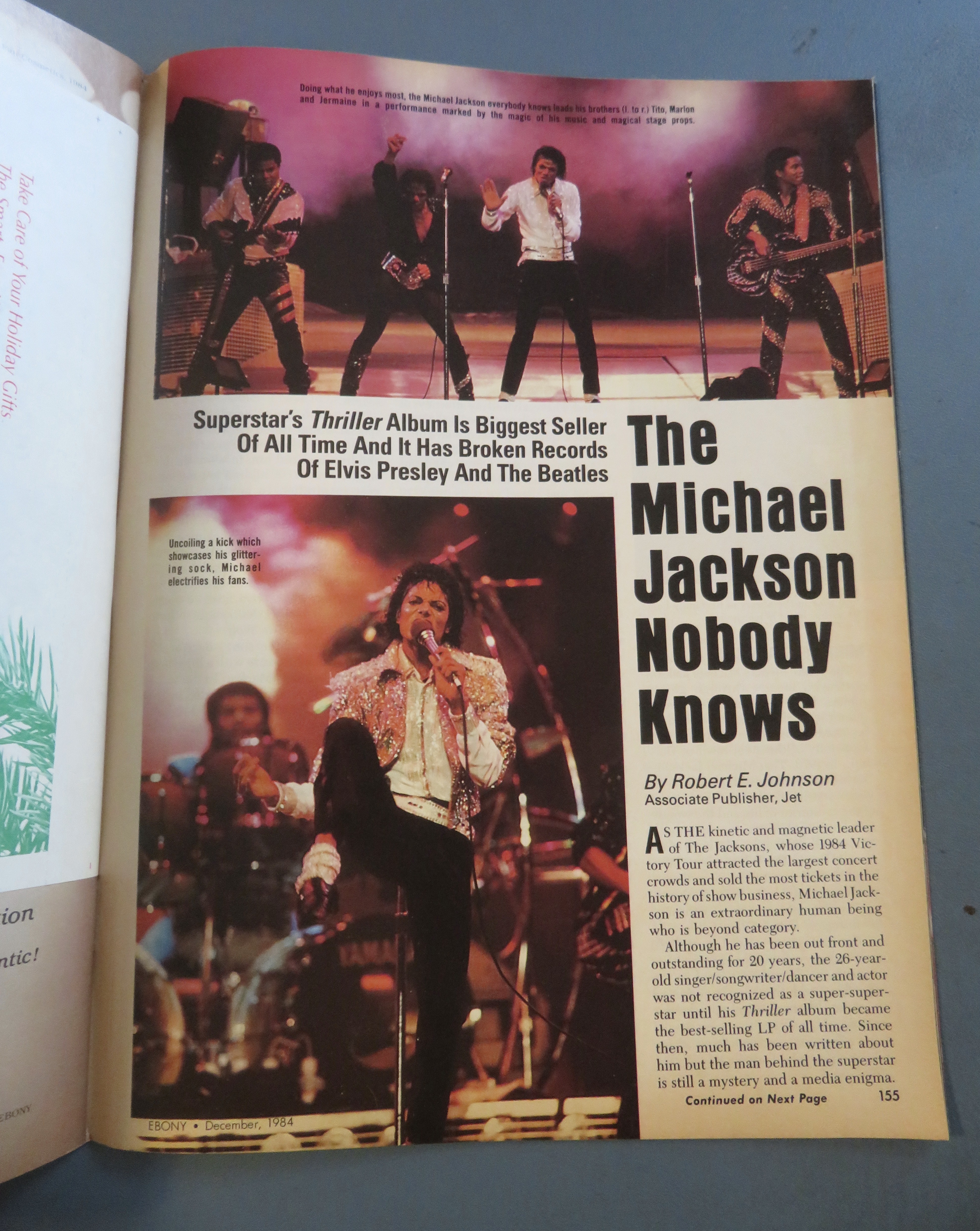 Ebony Magazine December 1984 Michael Jackson
