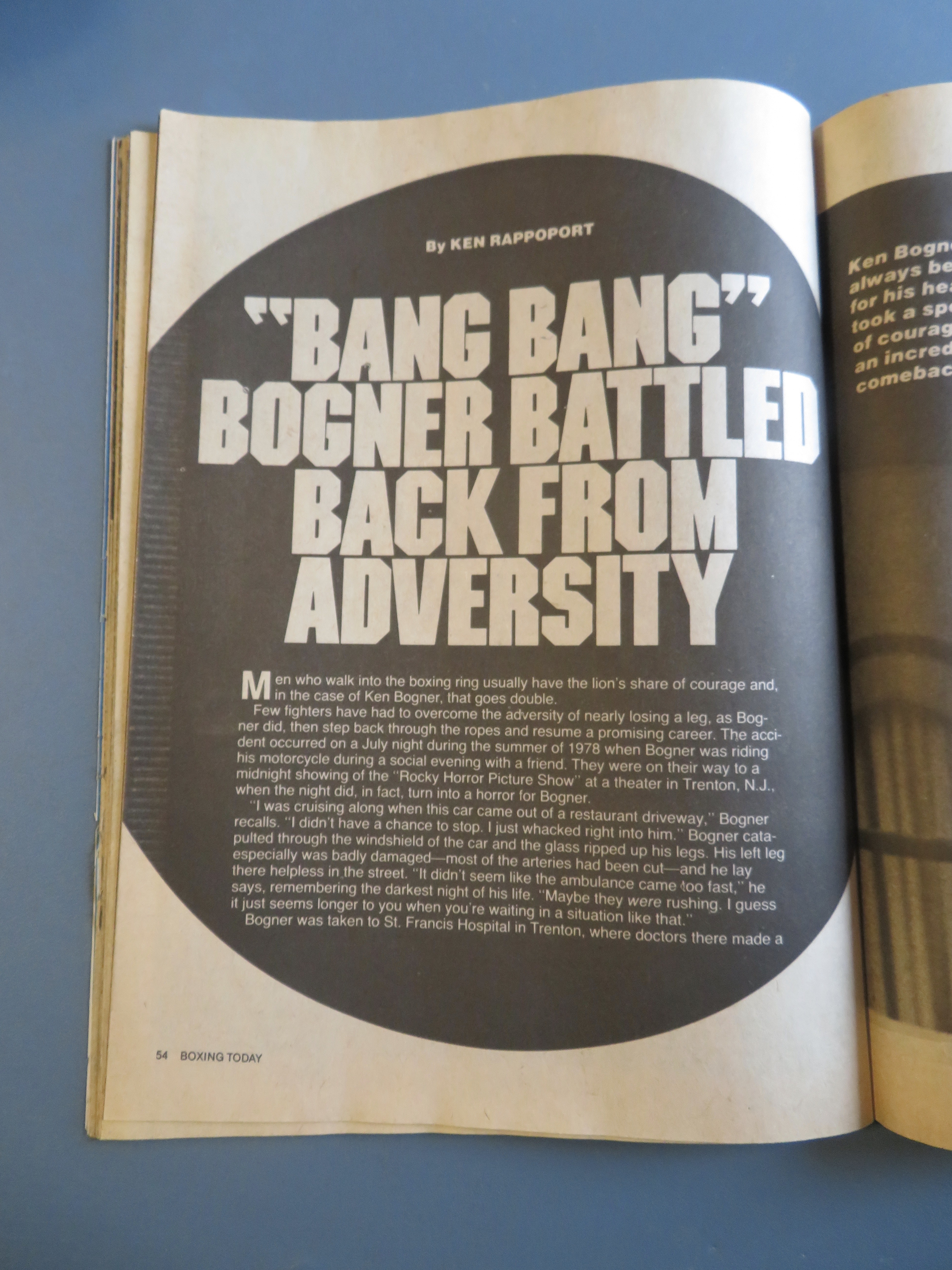 Boxing Today November 1981 Mike Weaver
