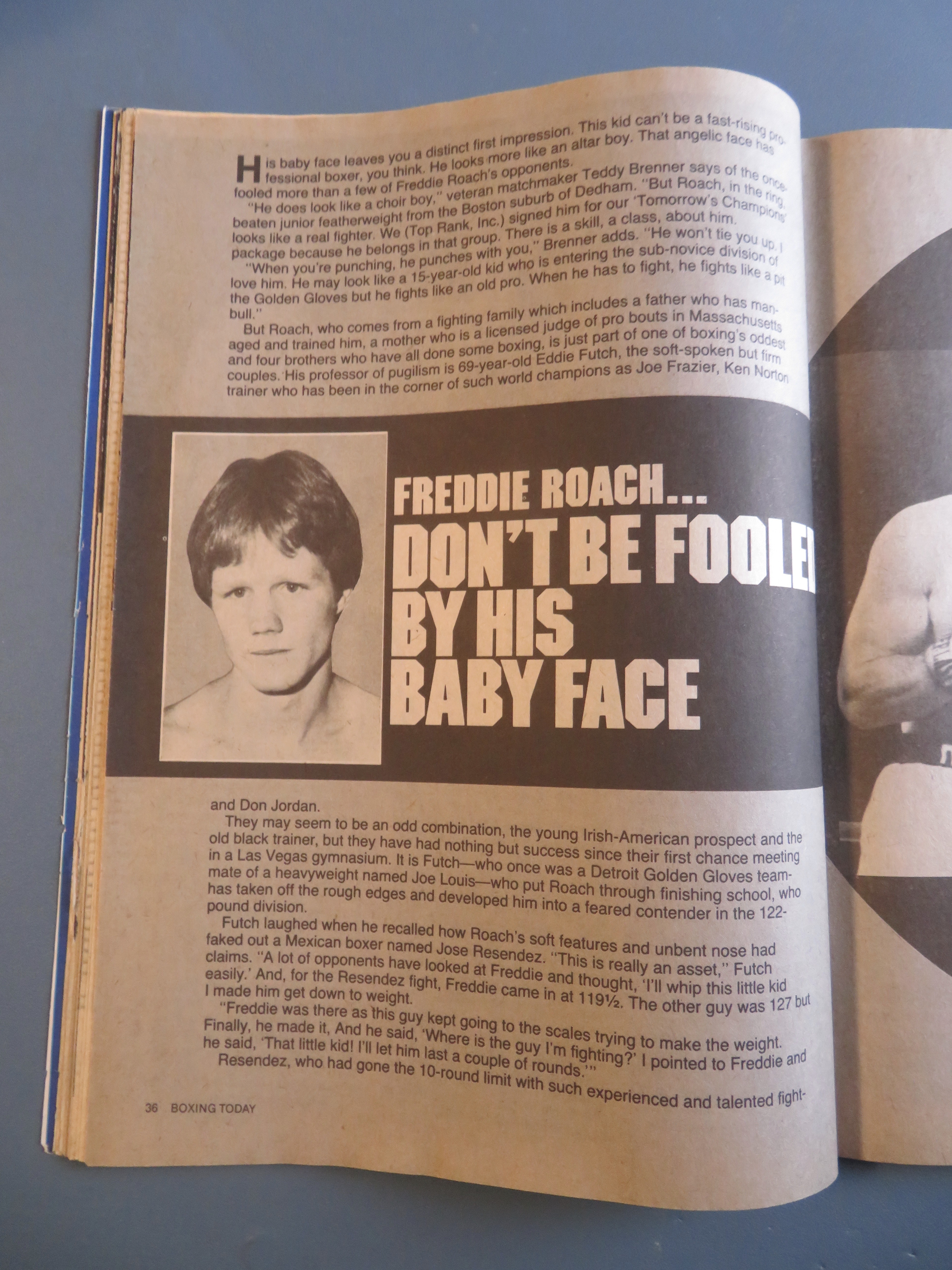 Boxing Today November 1981 Mike Weaver