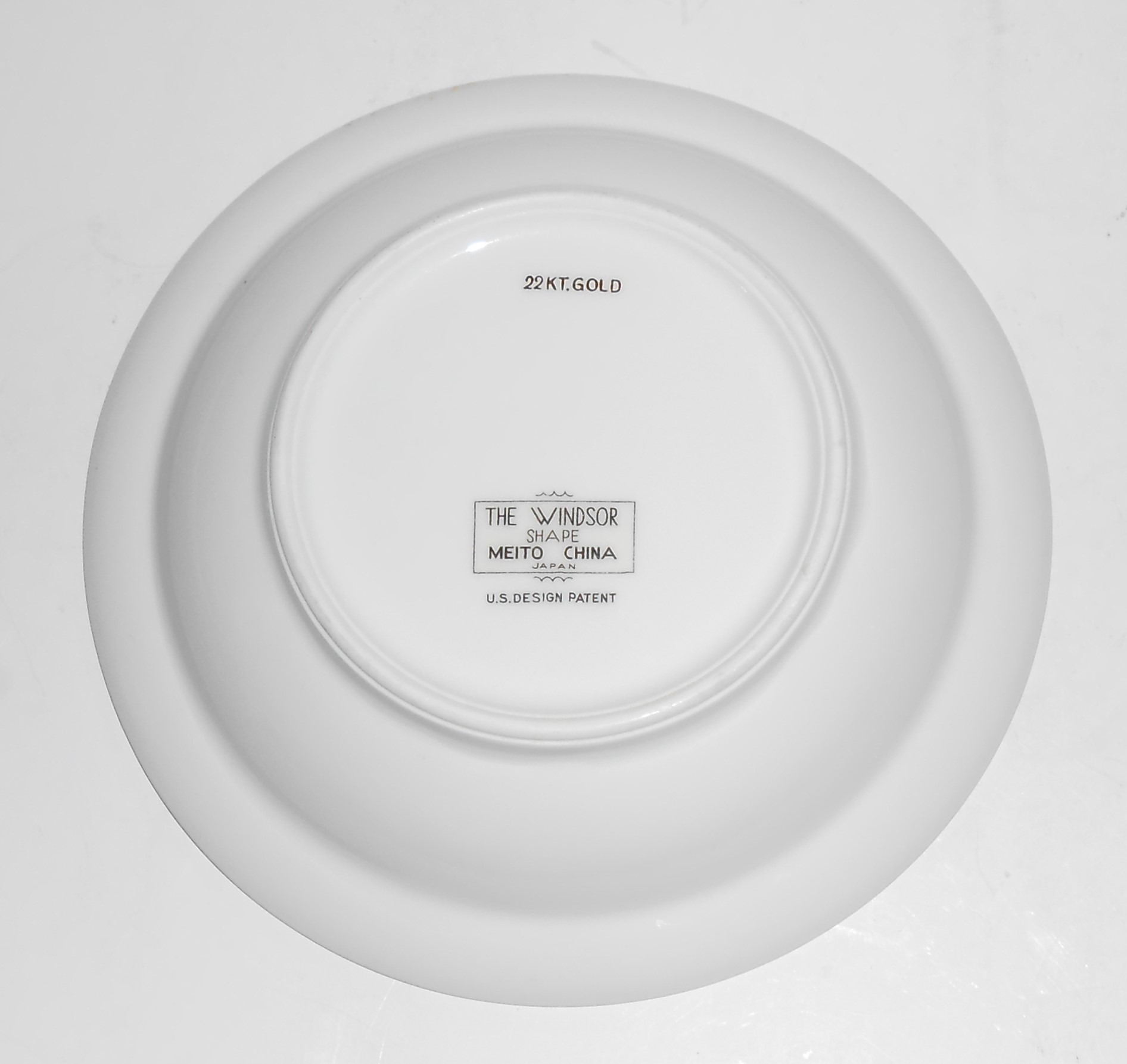 Meito China Porcelain Japan The Windsor w/Gold Rimmed F