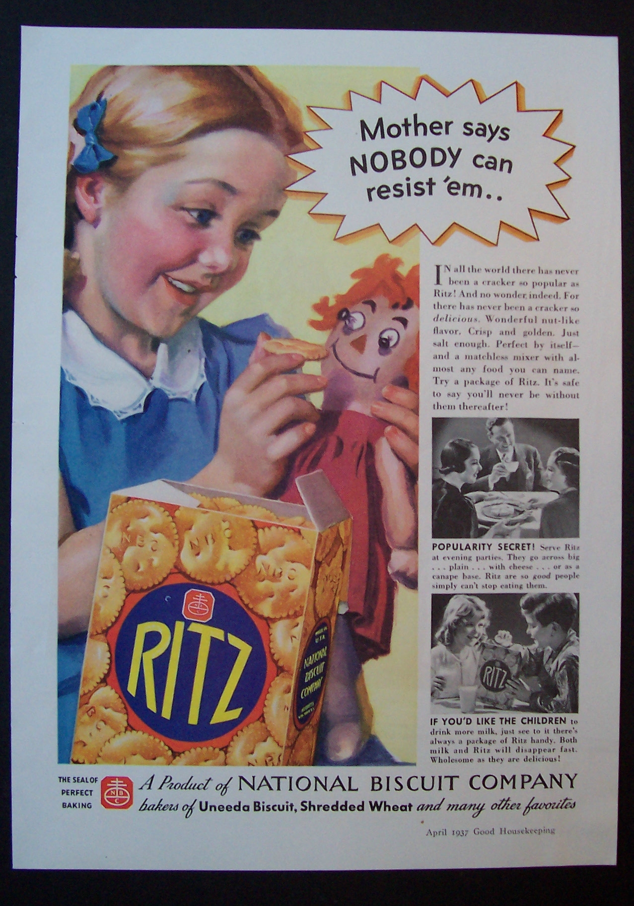 1937 Ritz Crackers