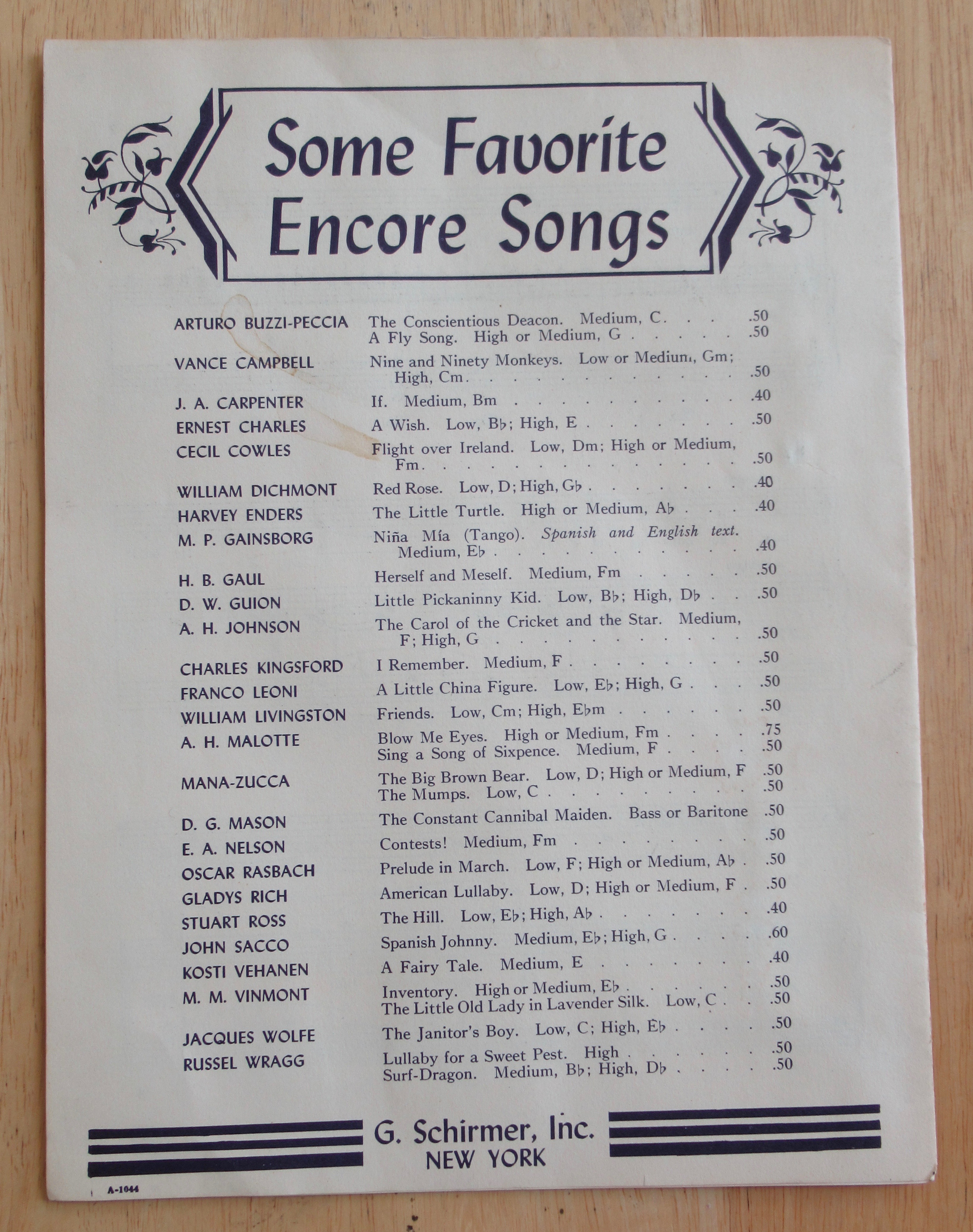 1948 Declaration Of Independence Sheet Music