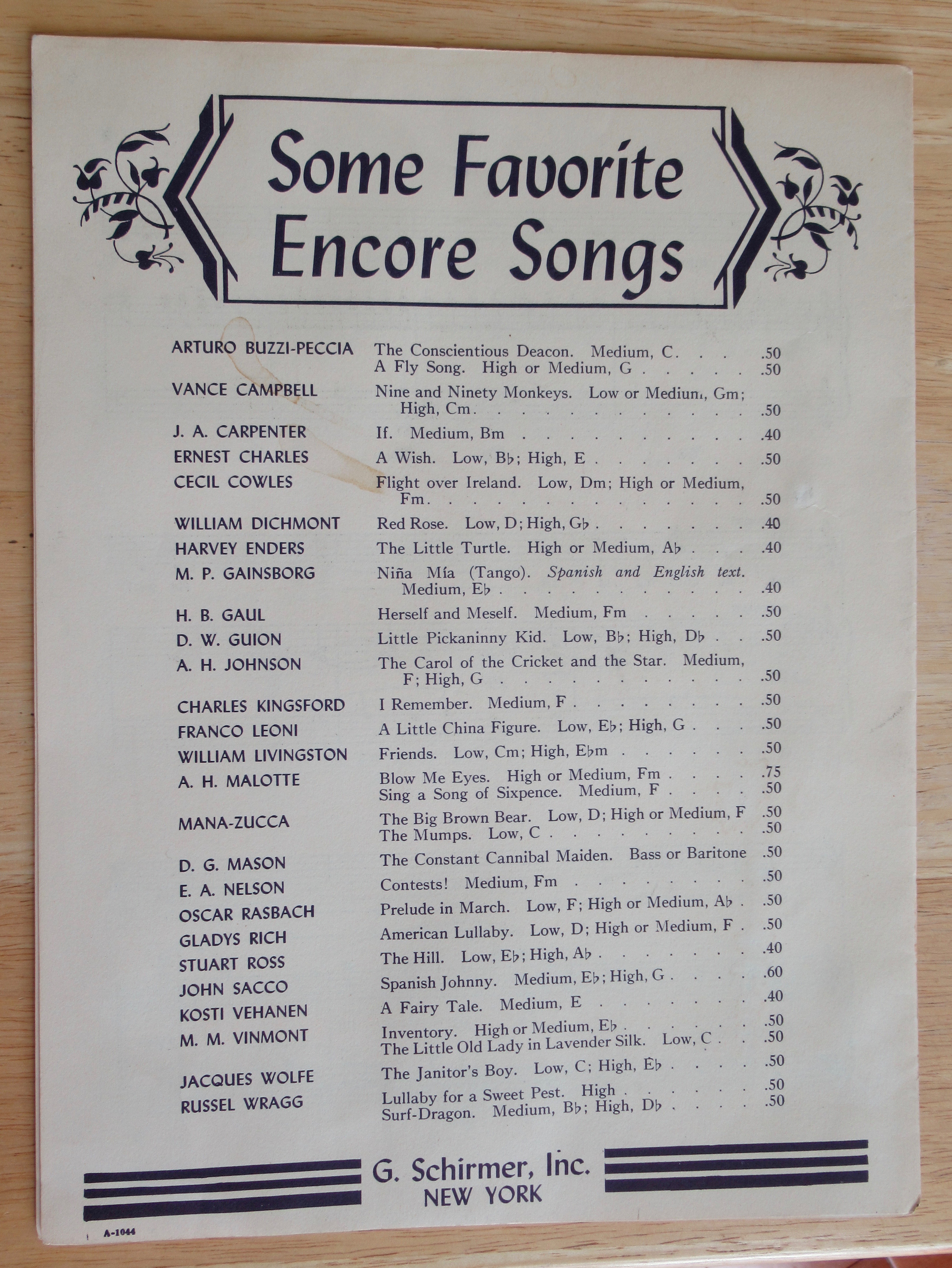 1948 Declaration Of Independence Sheet Music