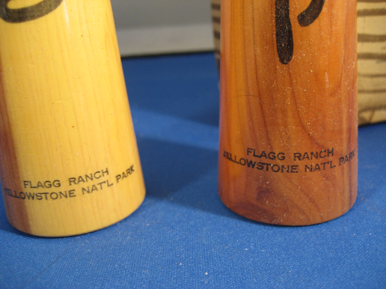 Salt and Pepper Shakers from Yellowstone Park