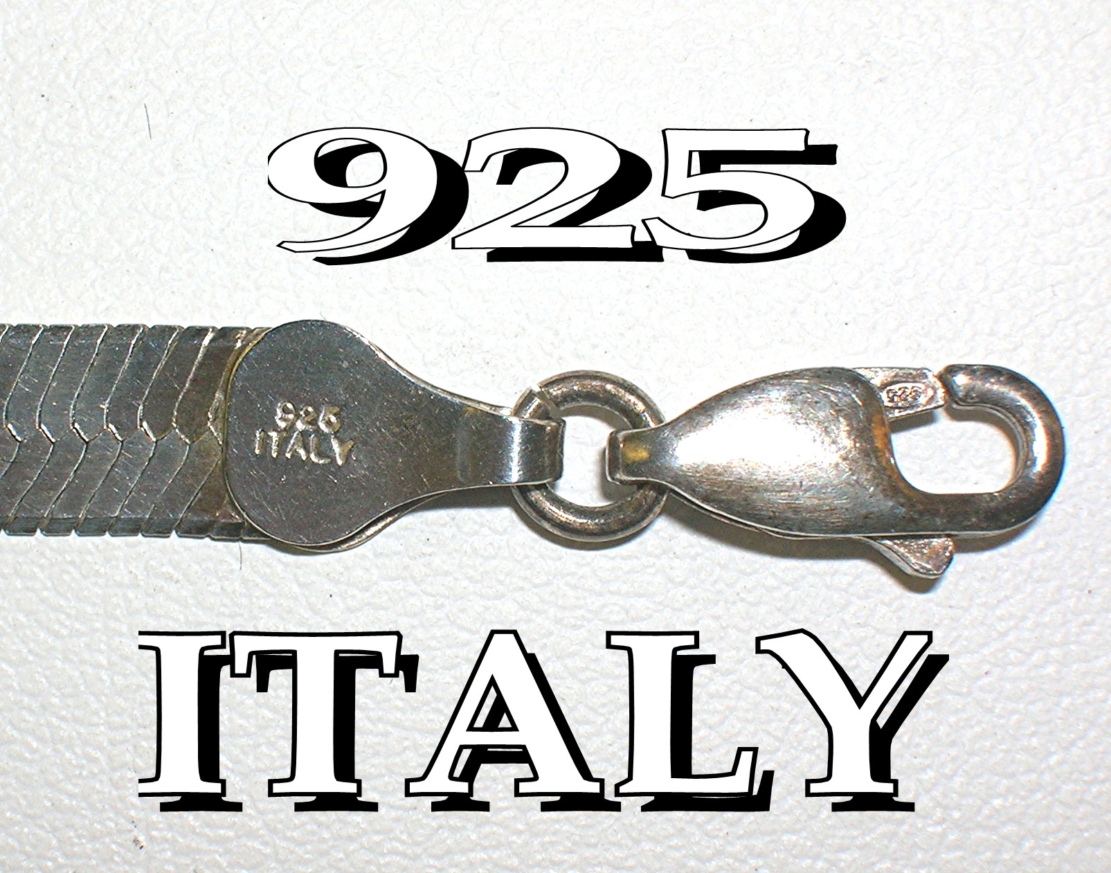 20 Inch Sterling Silver Necklace Italy