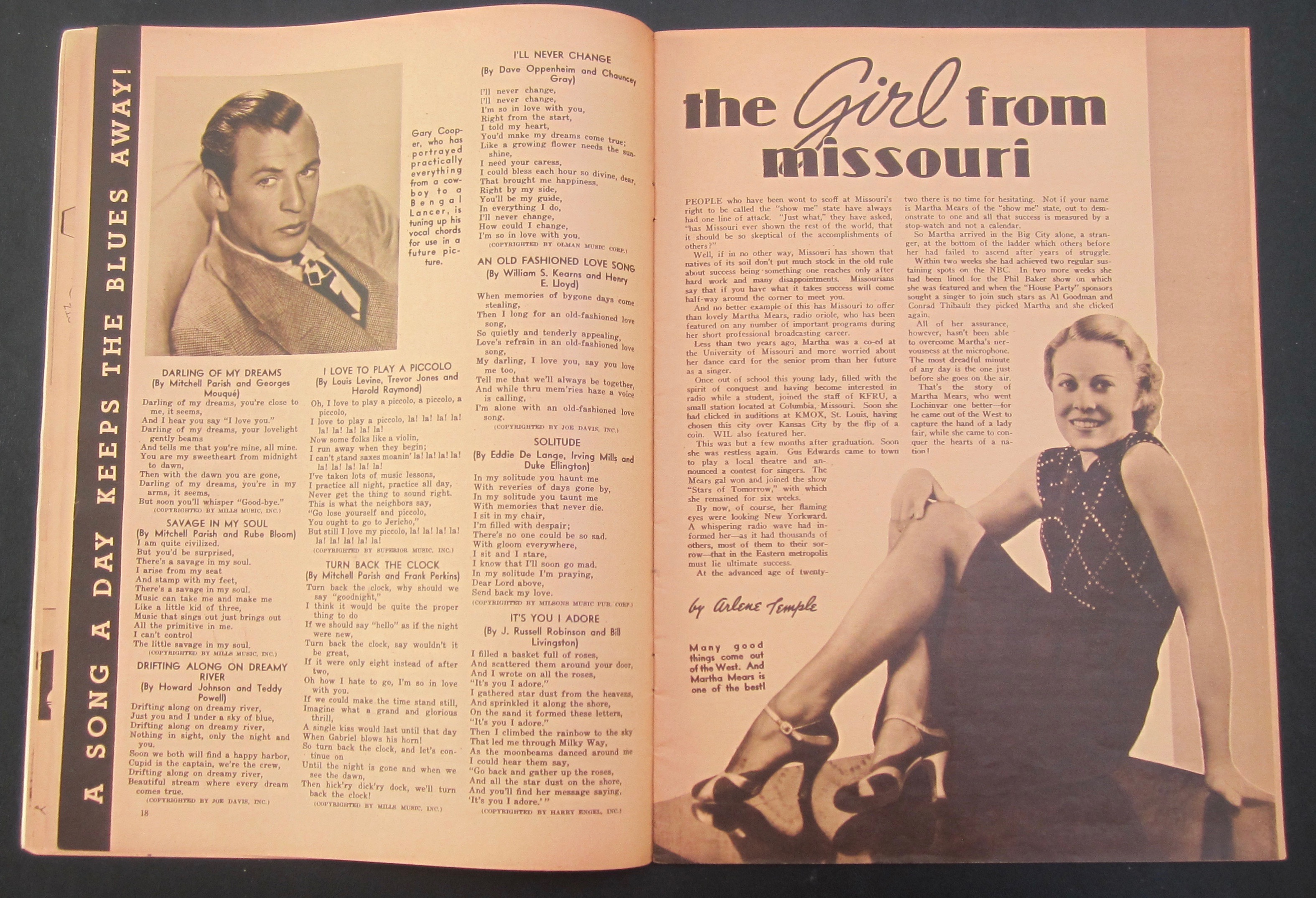 Popular Songs Magazine May 1935 Lanny Ross
