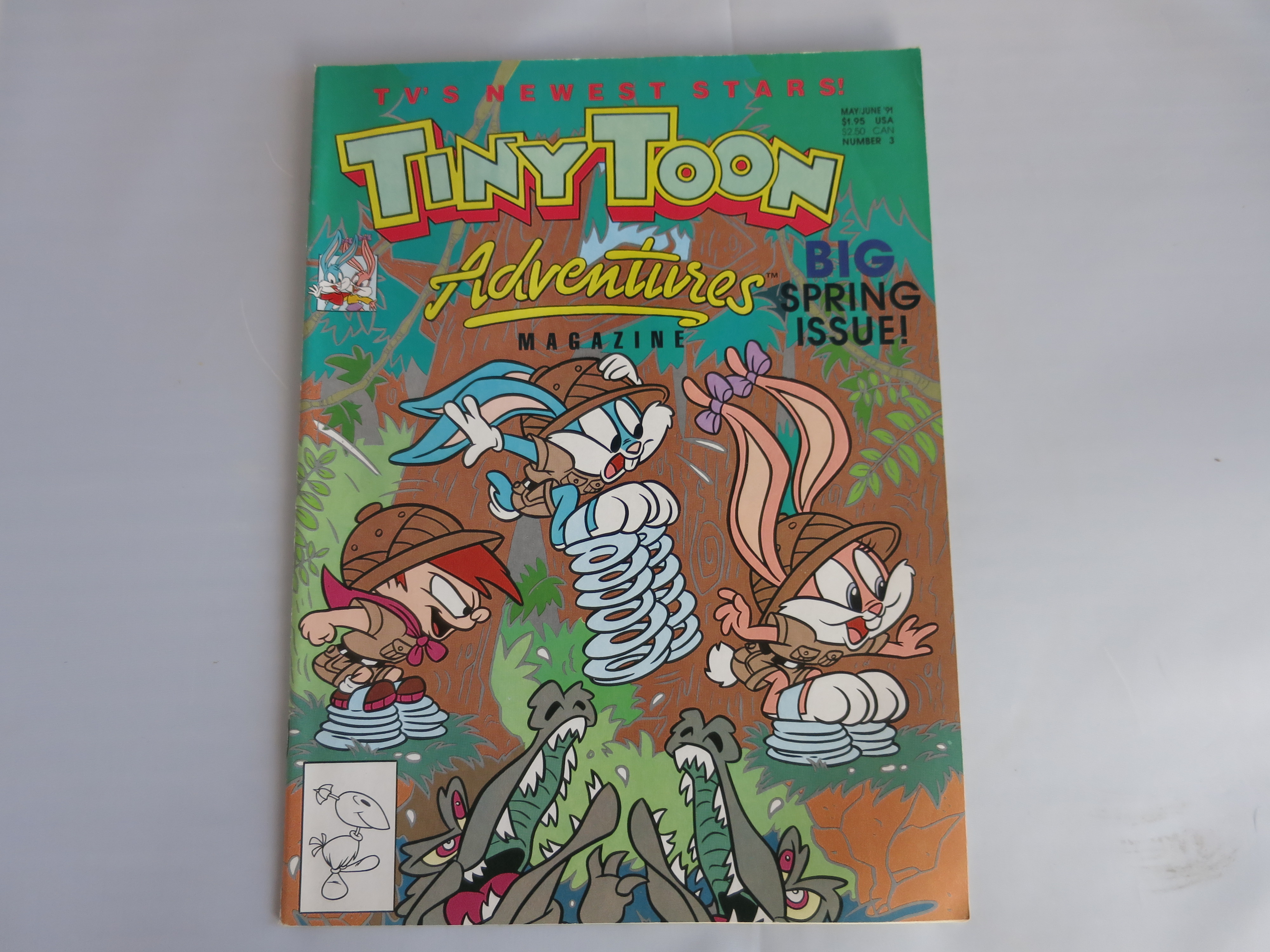 Tiny Toon Adventures Magazine Big Spring Issue 3 1991
