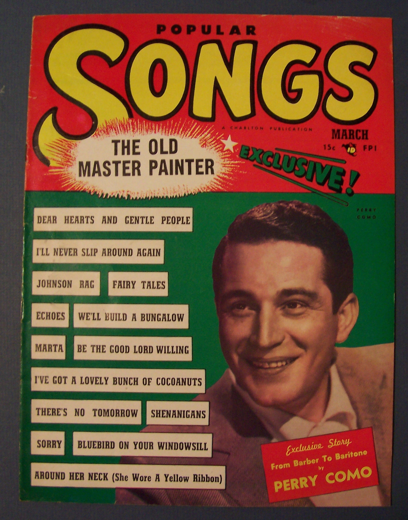 Popular Songs- March 1950 -Perry Como