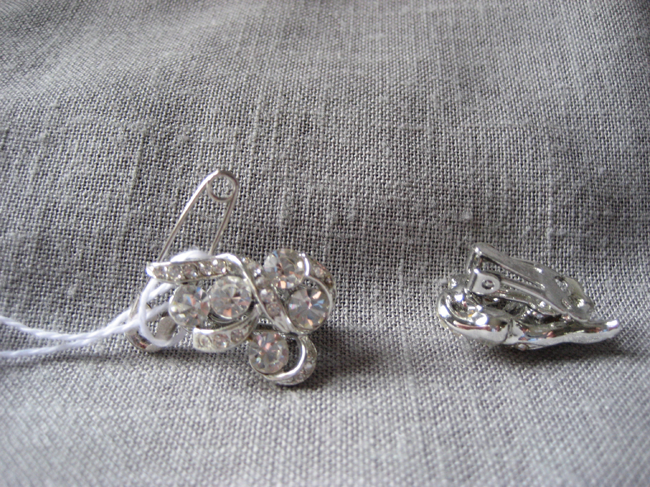 Faux Diamond Earrings