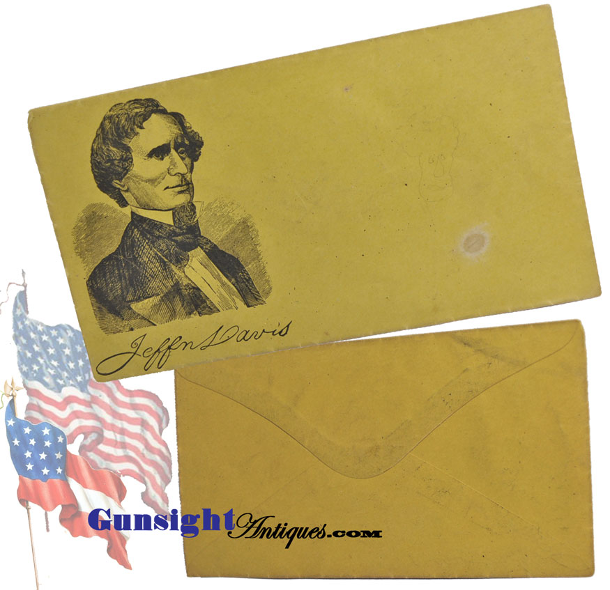 rare!!=Jefferson Davis Confederate sympathizers Postal Cover