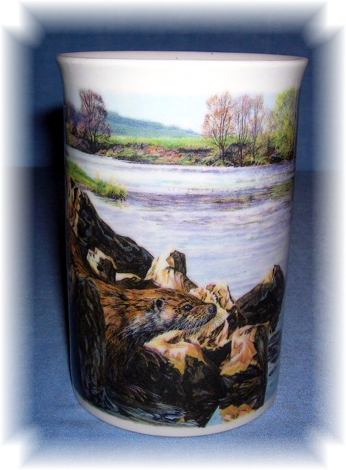 DUNOON TEA COFFE MUG STONEWARE by Martin Ridle
