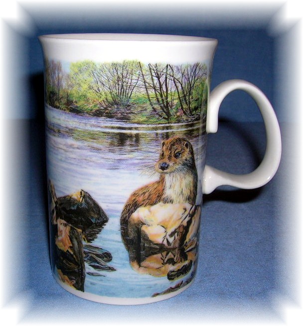 DUNOON TEA COFFE MUG STONEWARE by Martin Ridle