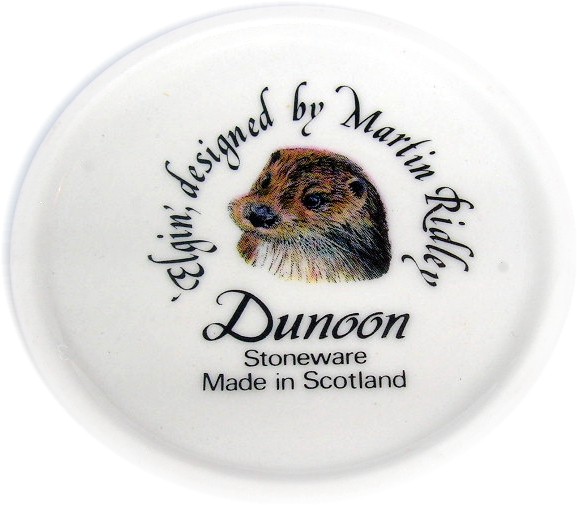 DUNOON TEA COFFE MUG STONEWARE by Martin Ridle
