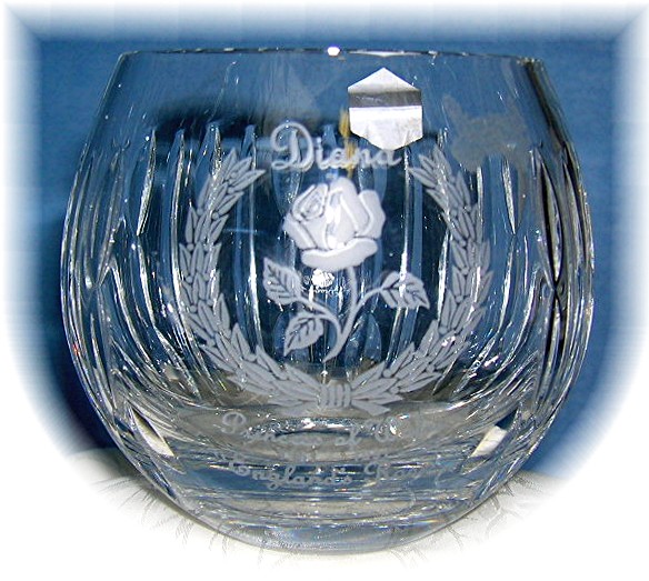 Diana Princess Of Wales 1961-1997 Rose Bowl