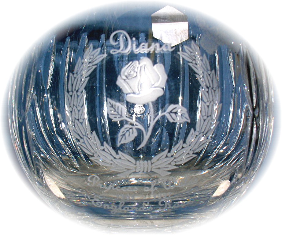 Diana Princess Of Wales 1961-1997 Rose Bowl