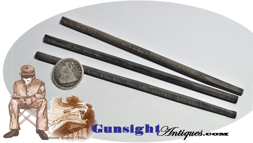 original 19th century hand cut -  SLATE PENCILS