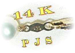 Pearl Necklace 14K Gold Clasp 18 Inch 6mm