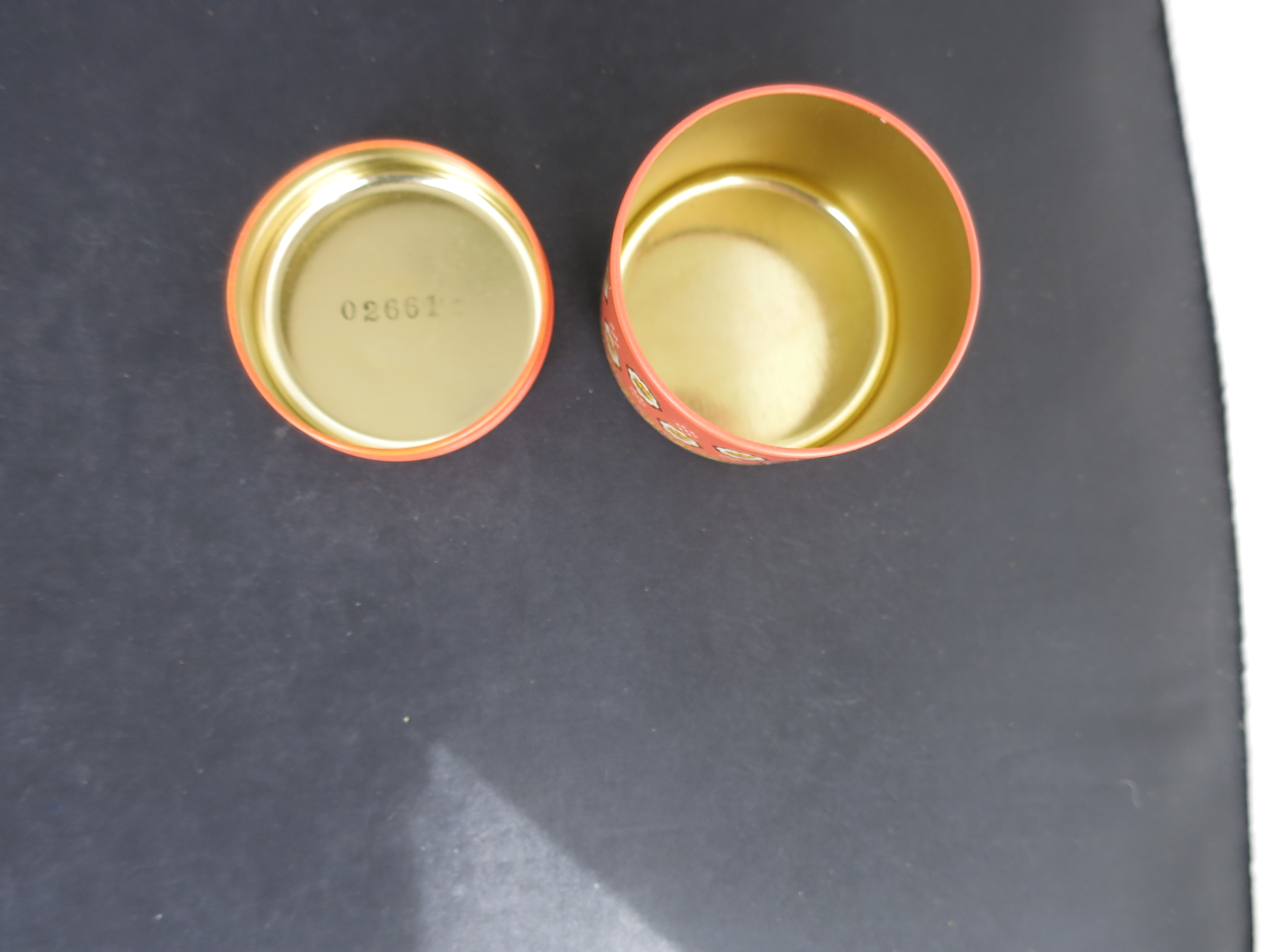 Claire Burke Candle Tin Apple Jack Peel 1984 No Candle